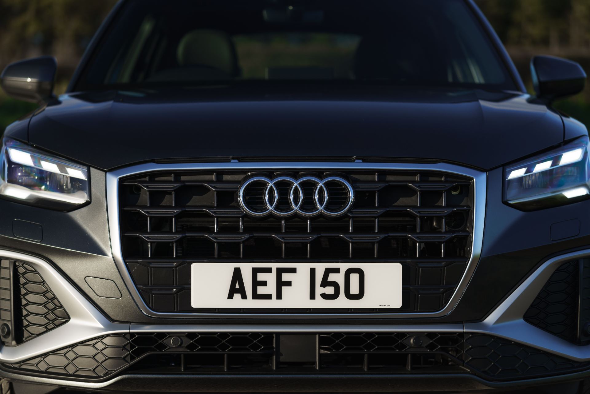 2025 audi q2 grille headlights grey