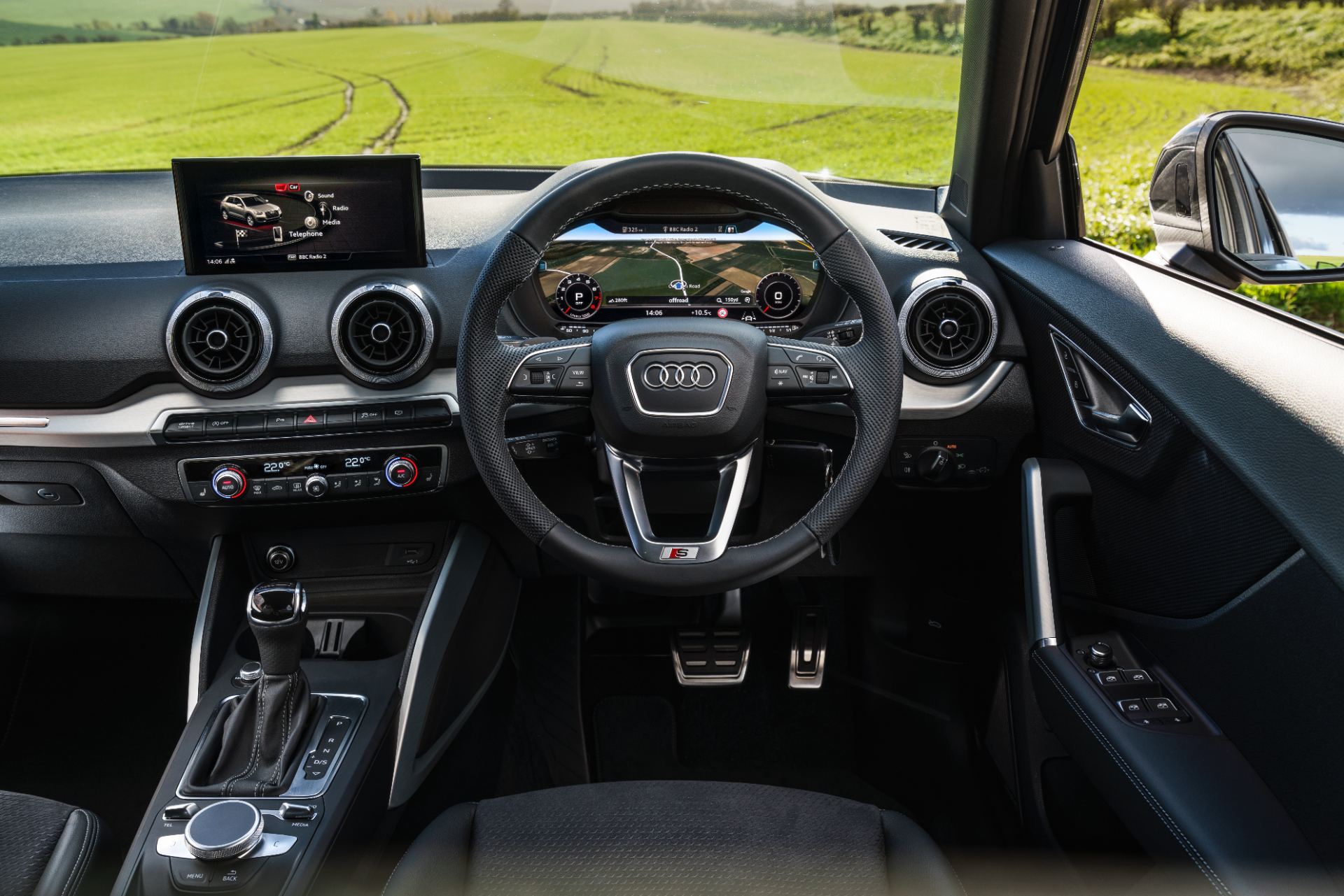 2025 audi q2 interior dashboard driver view