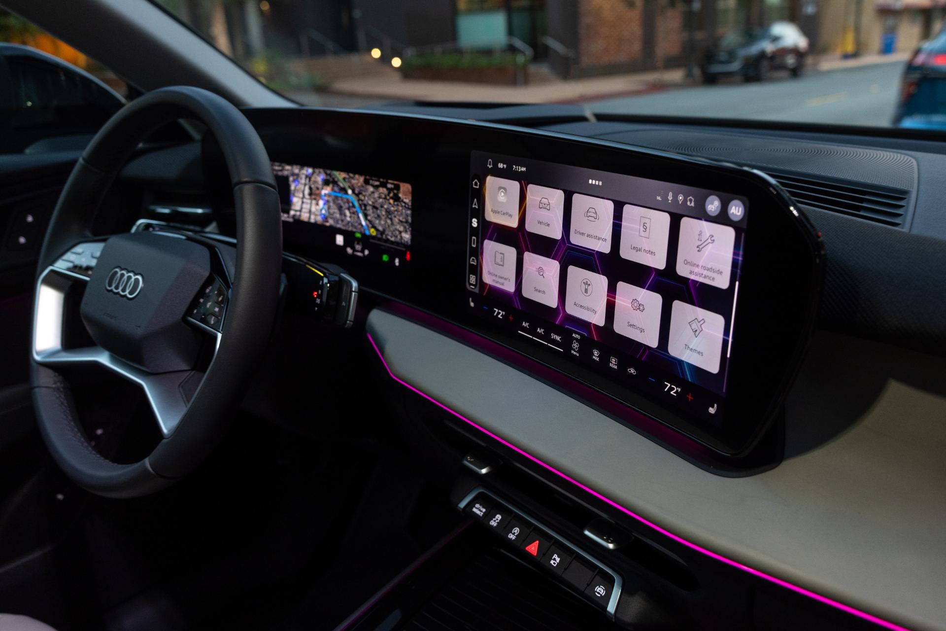 2026 audi q3 interior dashboard ambient lighting