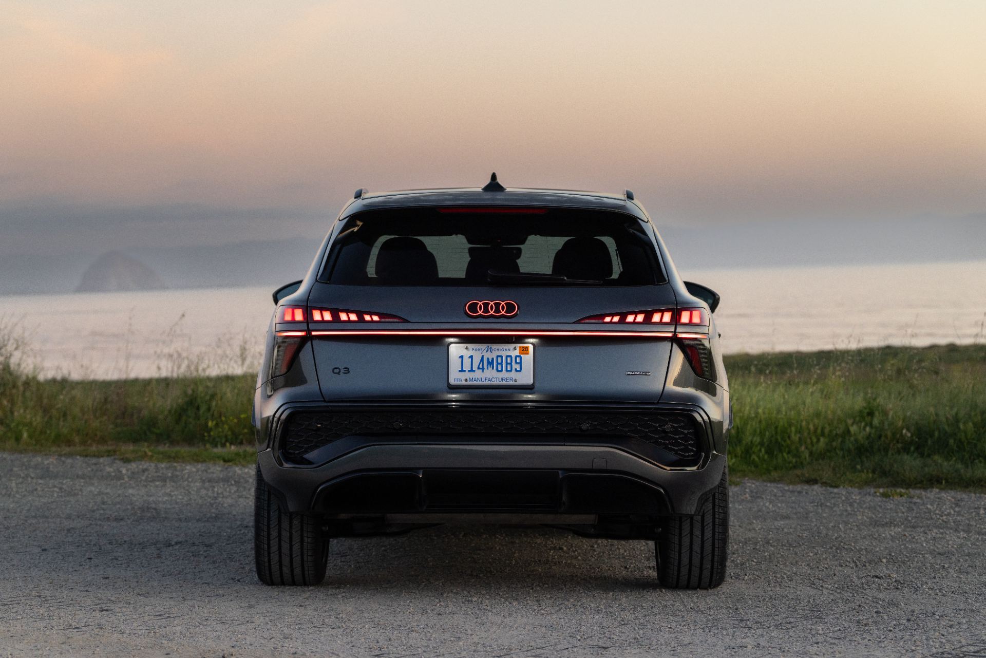 2026 audi q3 rear coast grey