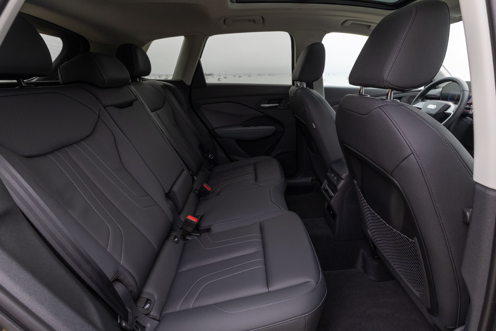 2026 audi q3 interior rear seats dark leather