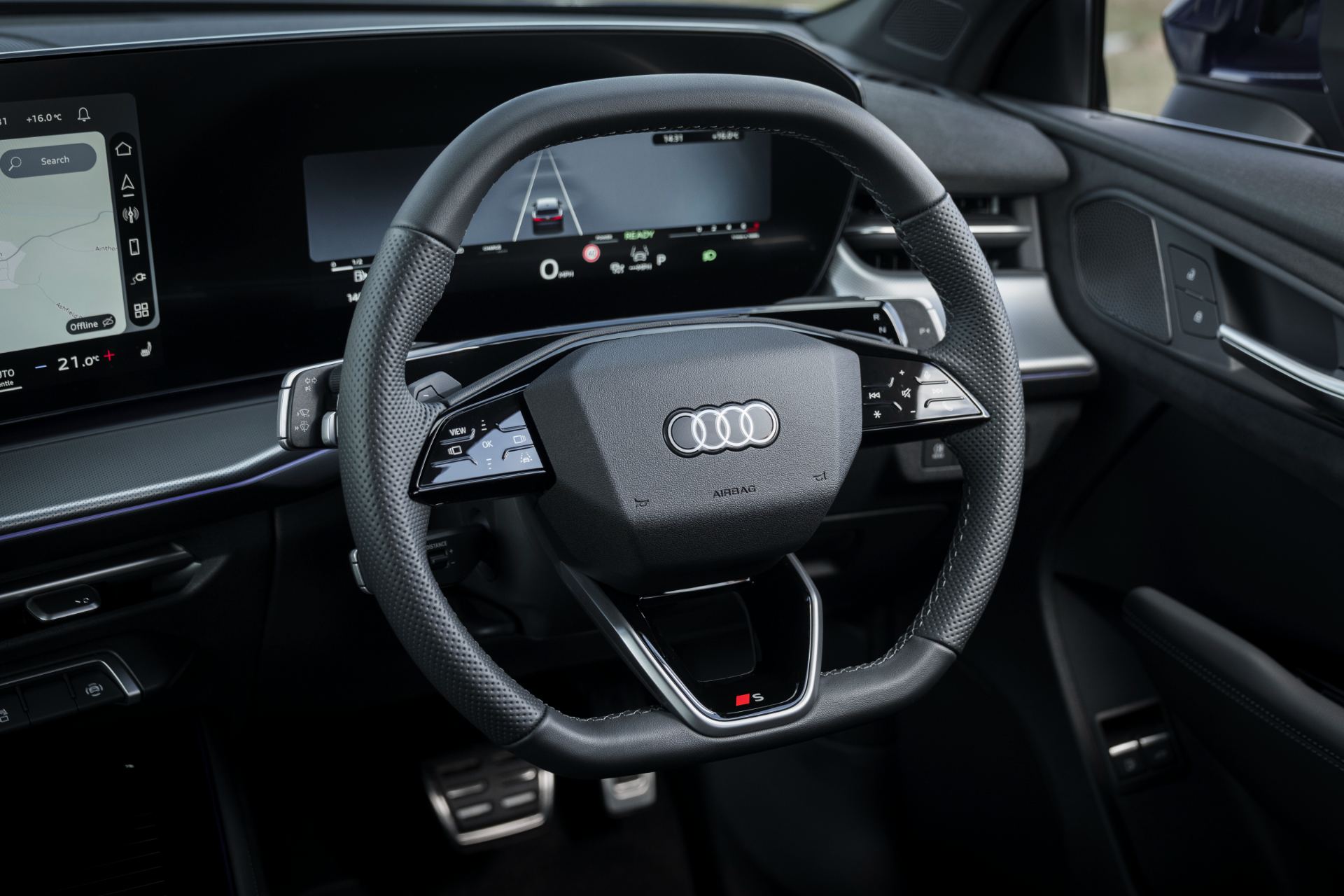2026 audi q3 e hybrid interior steering wheel