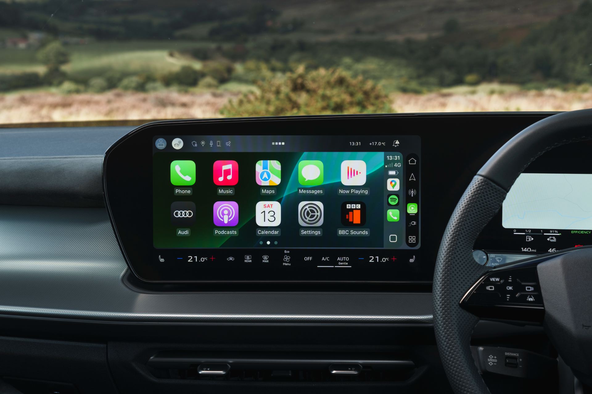 2026 audi q3 e hybrid interior infotainment apple carplay