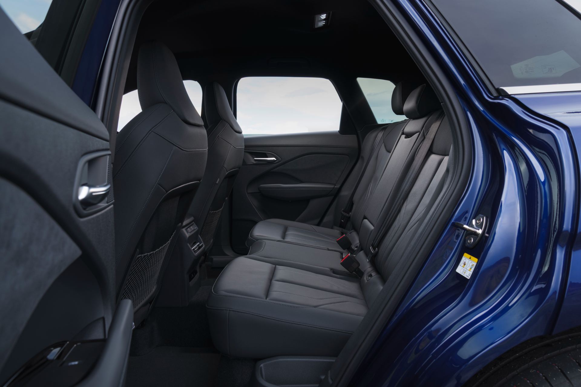 2026 audi q3 e hybrid interior rear seats door view