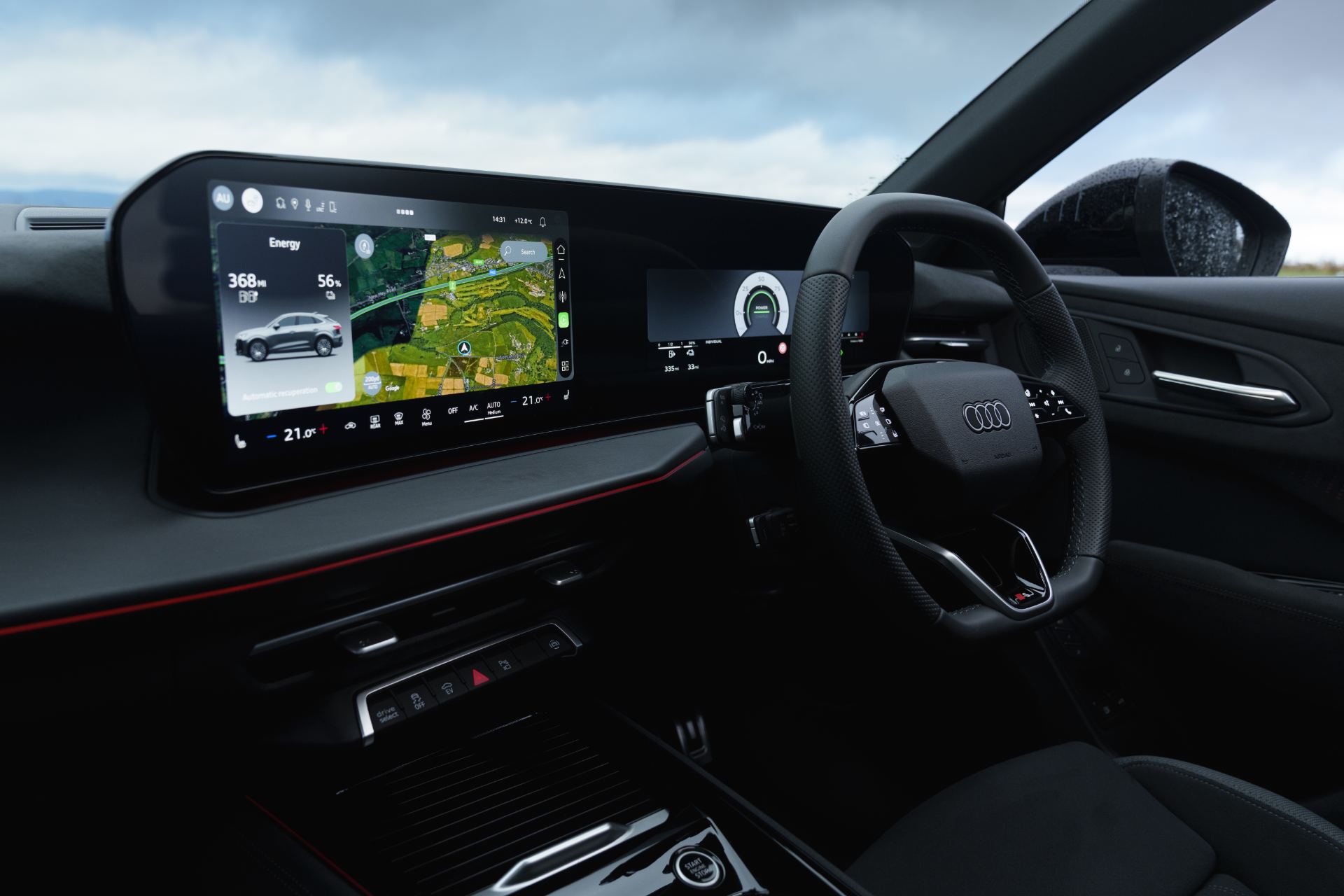 2026 audi q3 sportback e hybrid interior infotainment energy