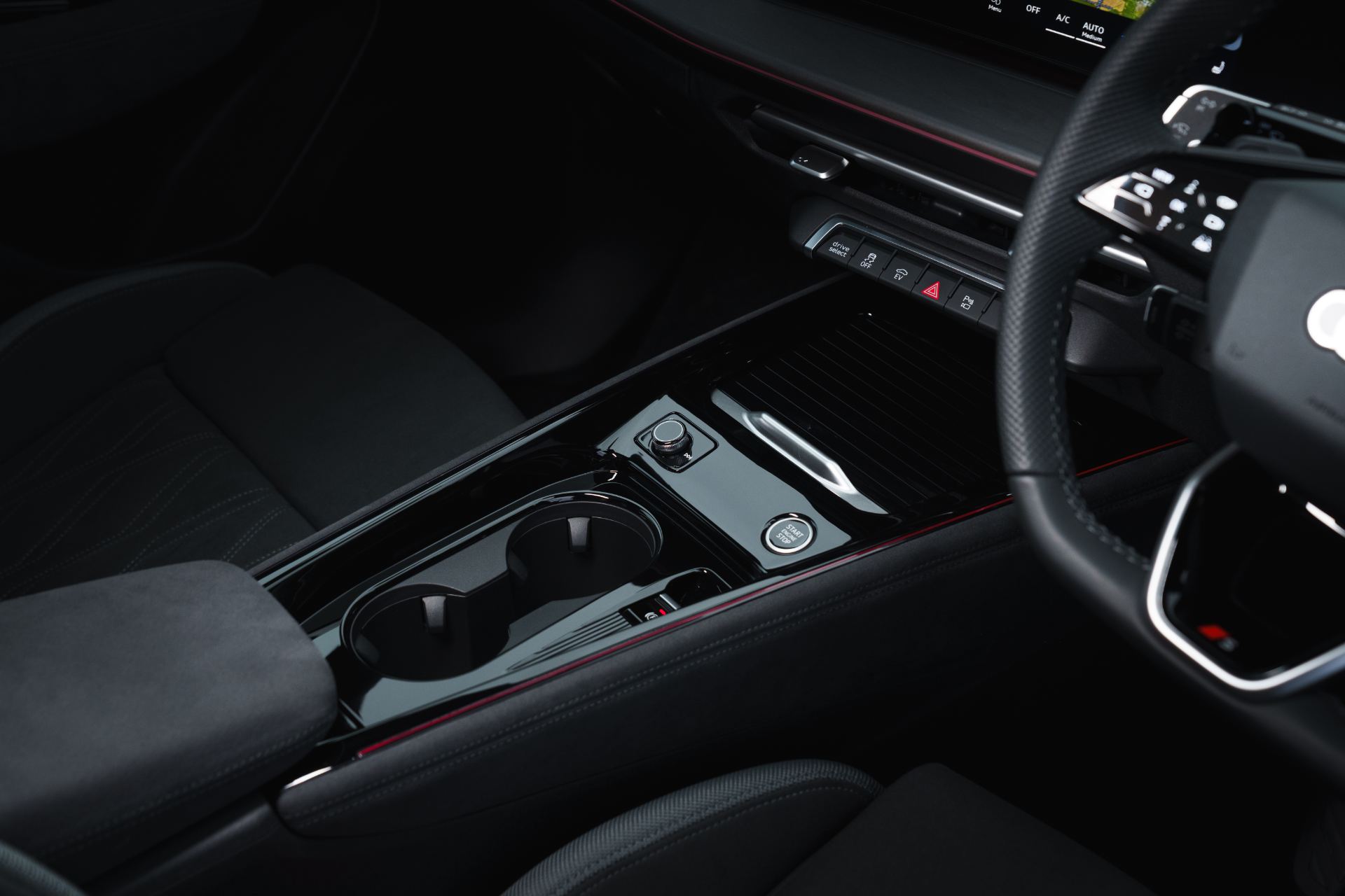 2026 audi q3 sportback e hybrid interior center console