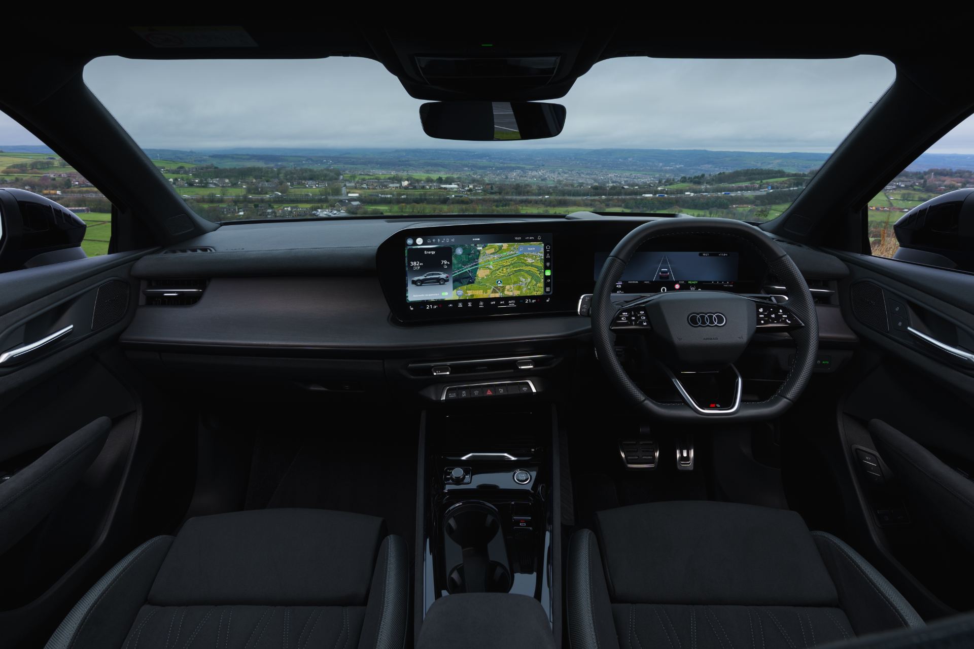 2026 audi q3 sportback e hybrid interior front view