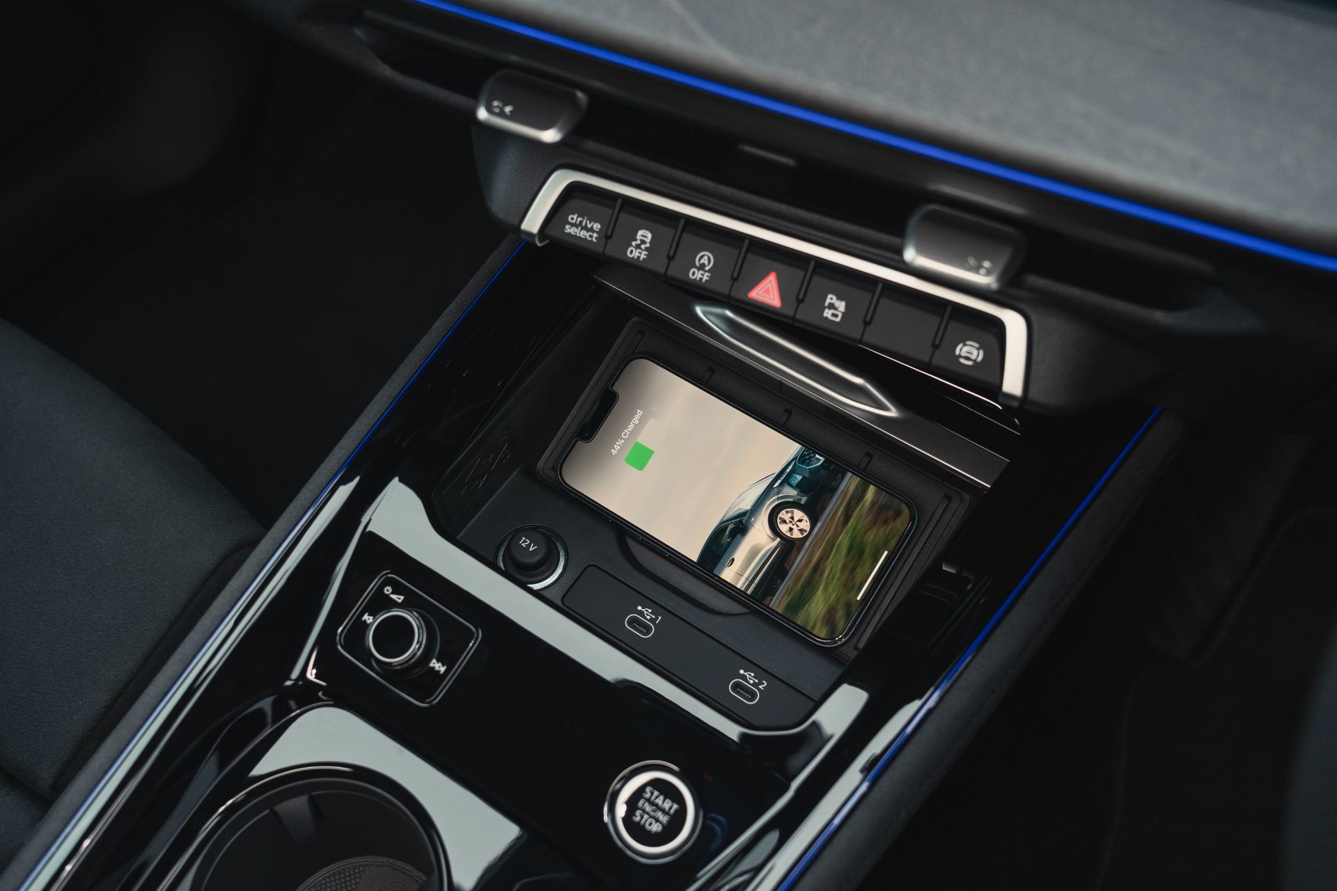 2026 audi q3 sportback interior wireless charging