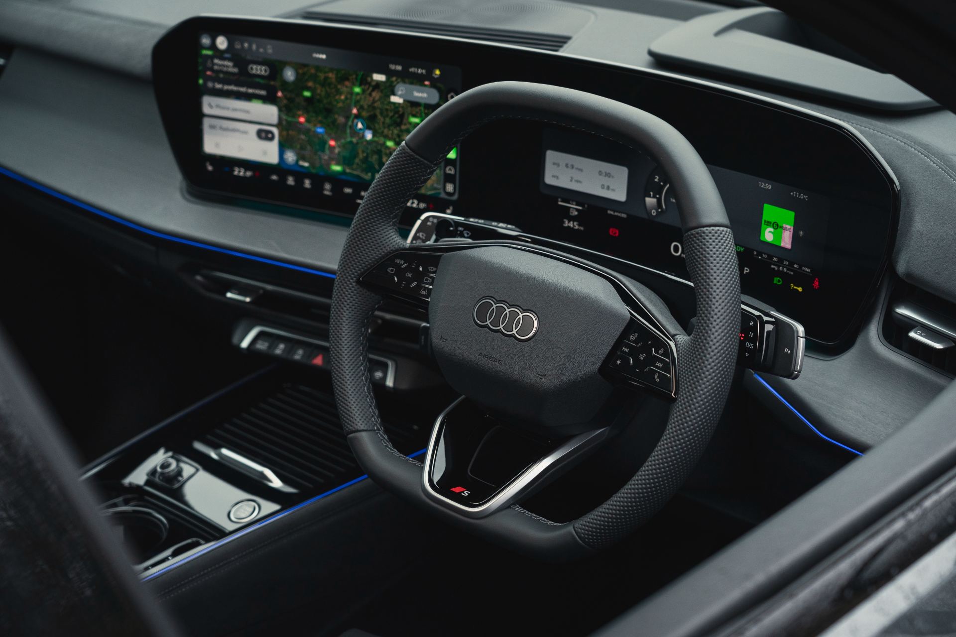 2026 audi q3 sportback interior steering wheel