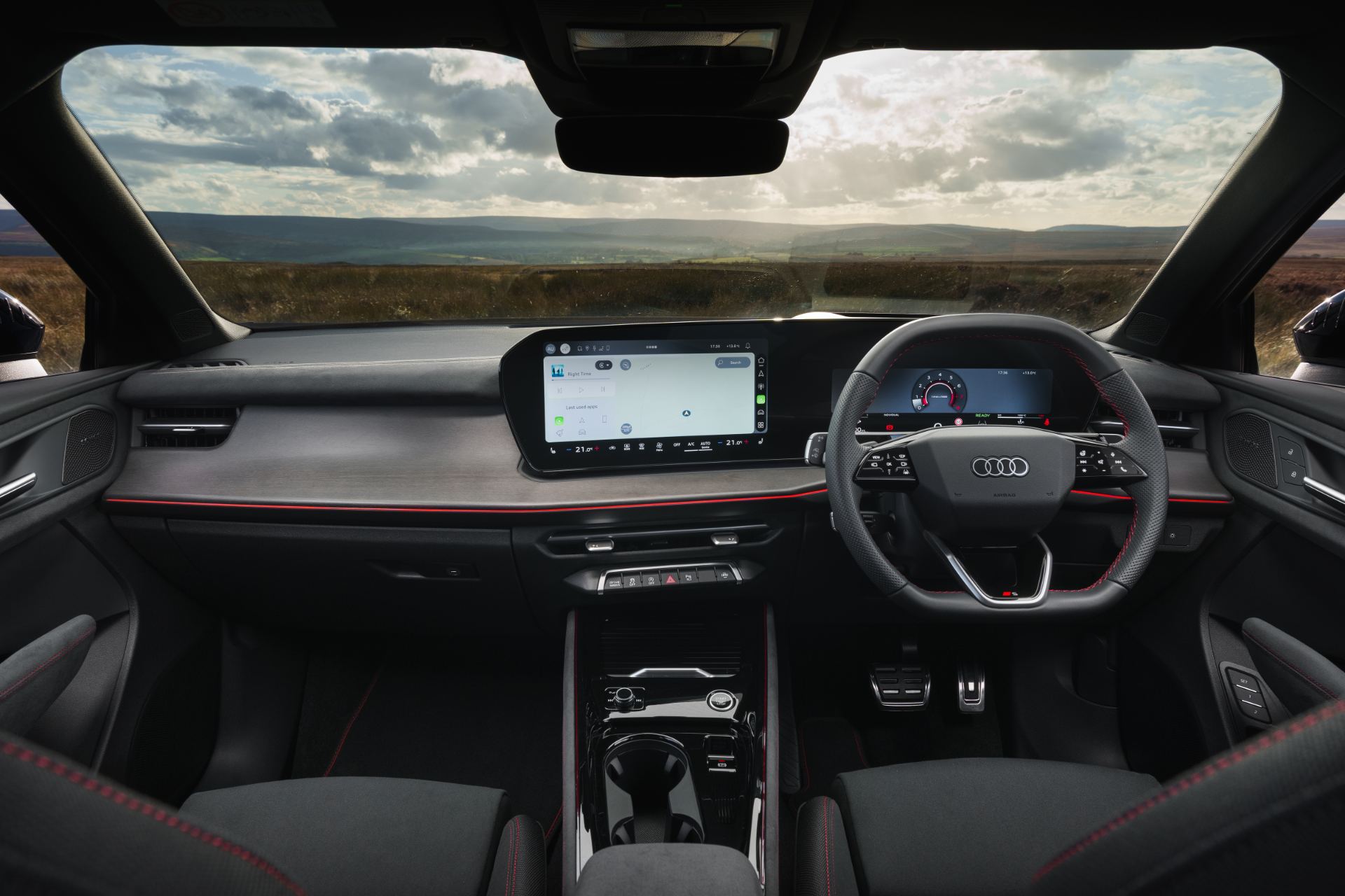 2026 audi q3 interior front view moorland