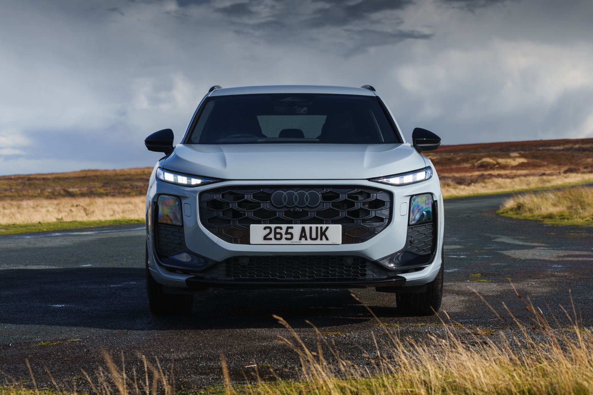 2026 audi q3 front moorland silver