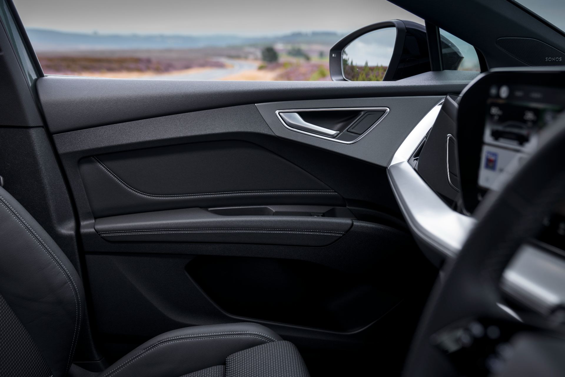 2026 audi q4 e tron interior door panel
