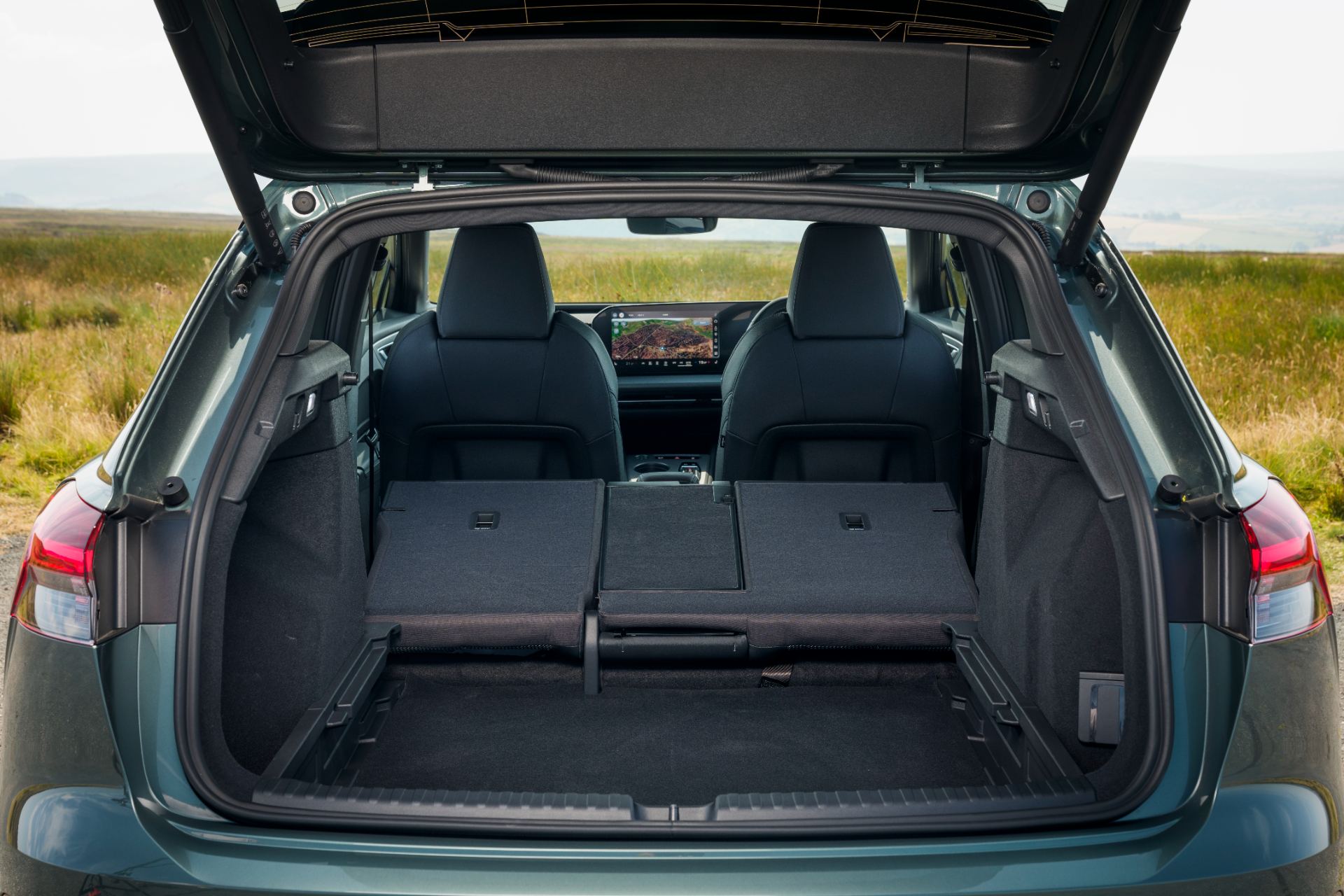 2026 audi q4 e tron cargo space seats folded