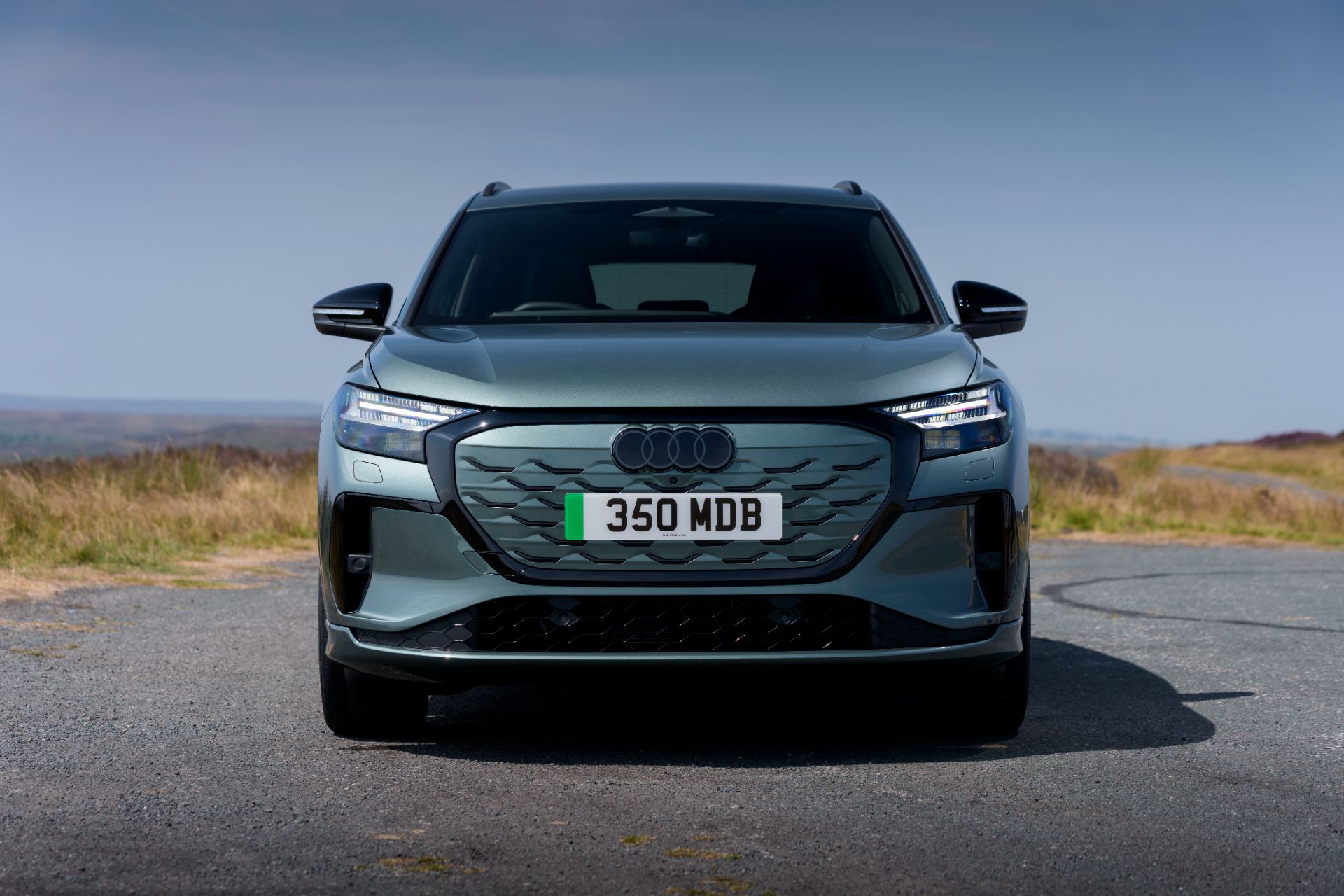 2026 audi q4 e tron front green