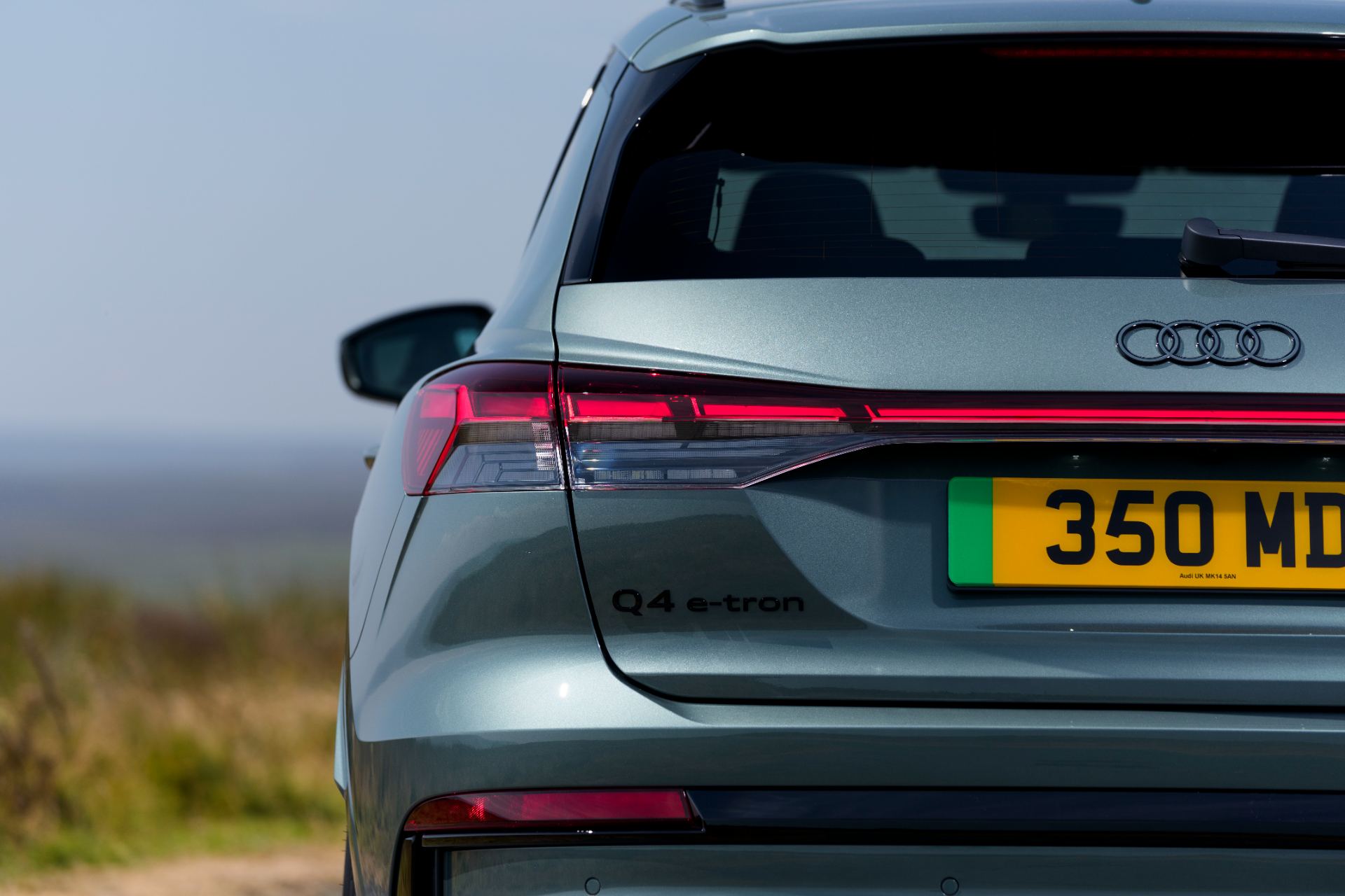2026 audi q4 e tron rear badge green