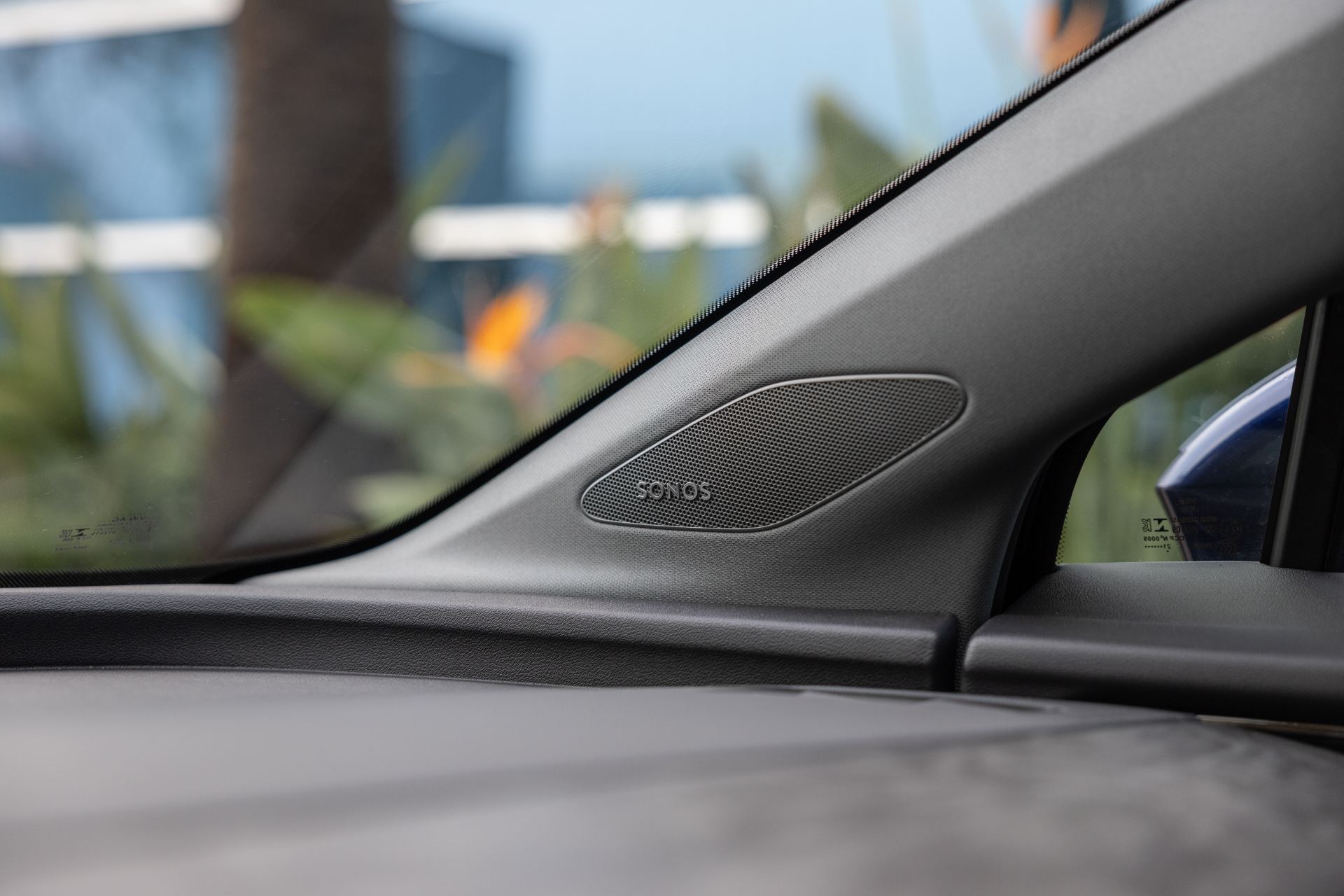 2026 audi q4 e tron interior sonos speaker pillar