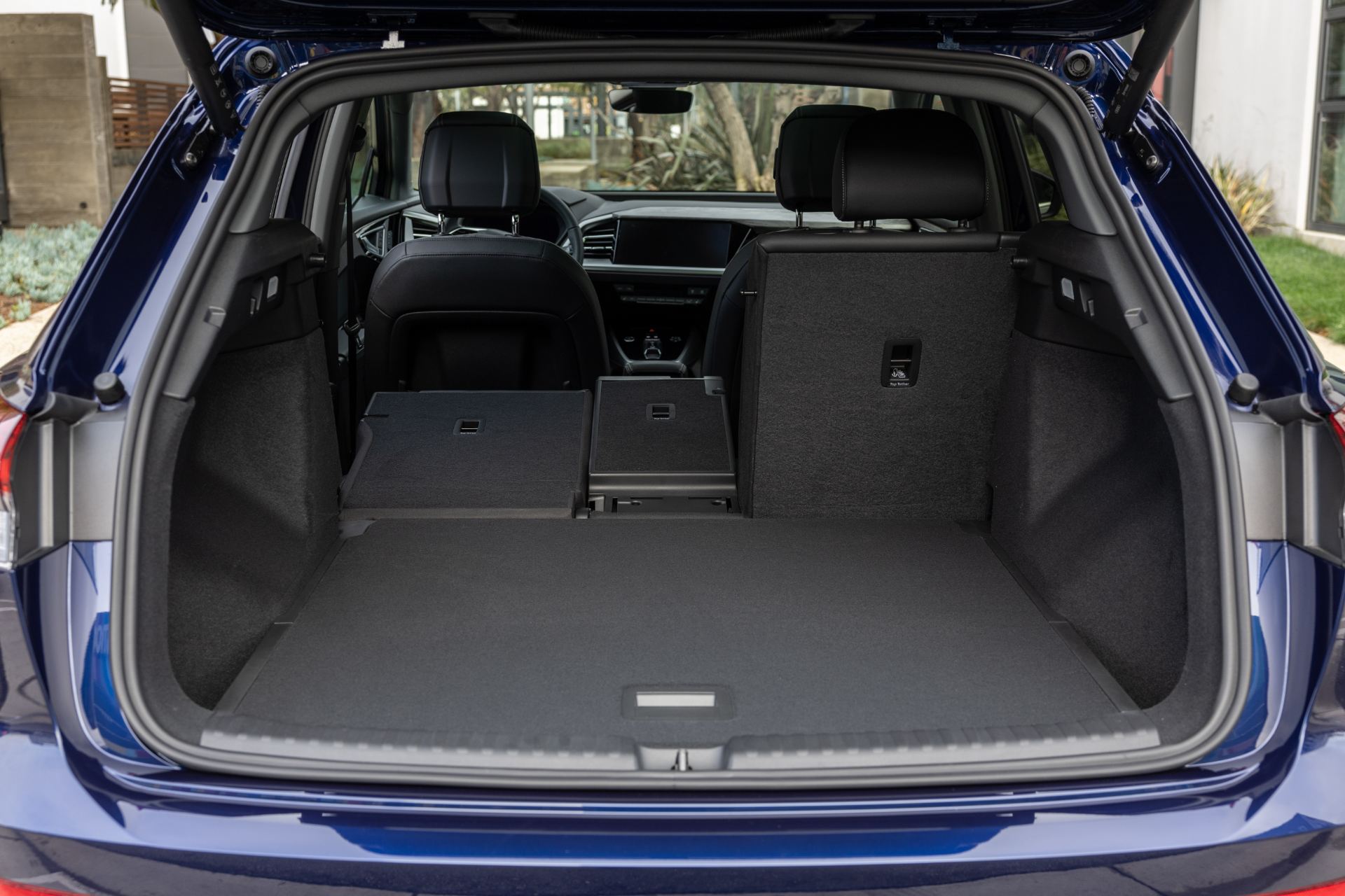 2026 audi q4 e tron cargo space seat folded