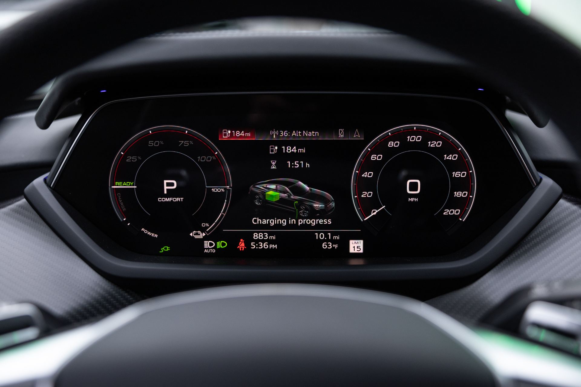 2026 audi q4 e tron virtual cockpit charging