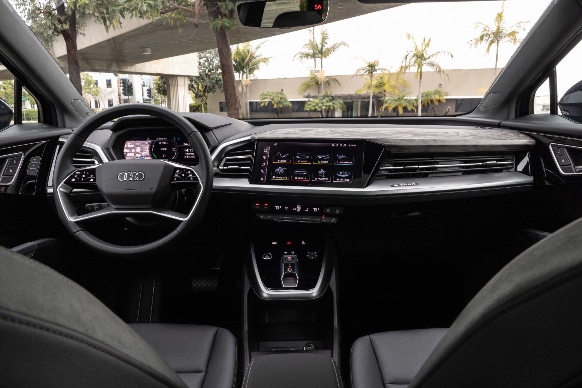 2026 audi q4 sportback e tron interior dashboard