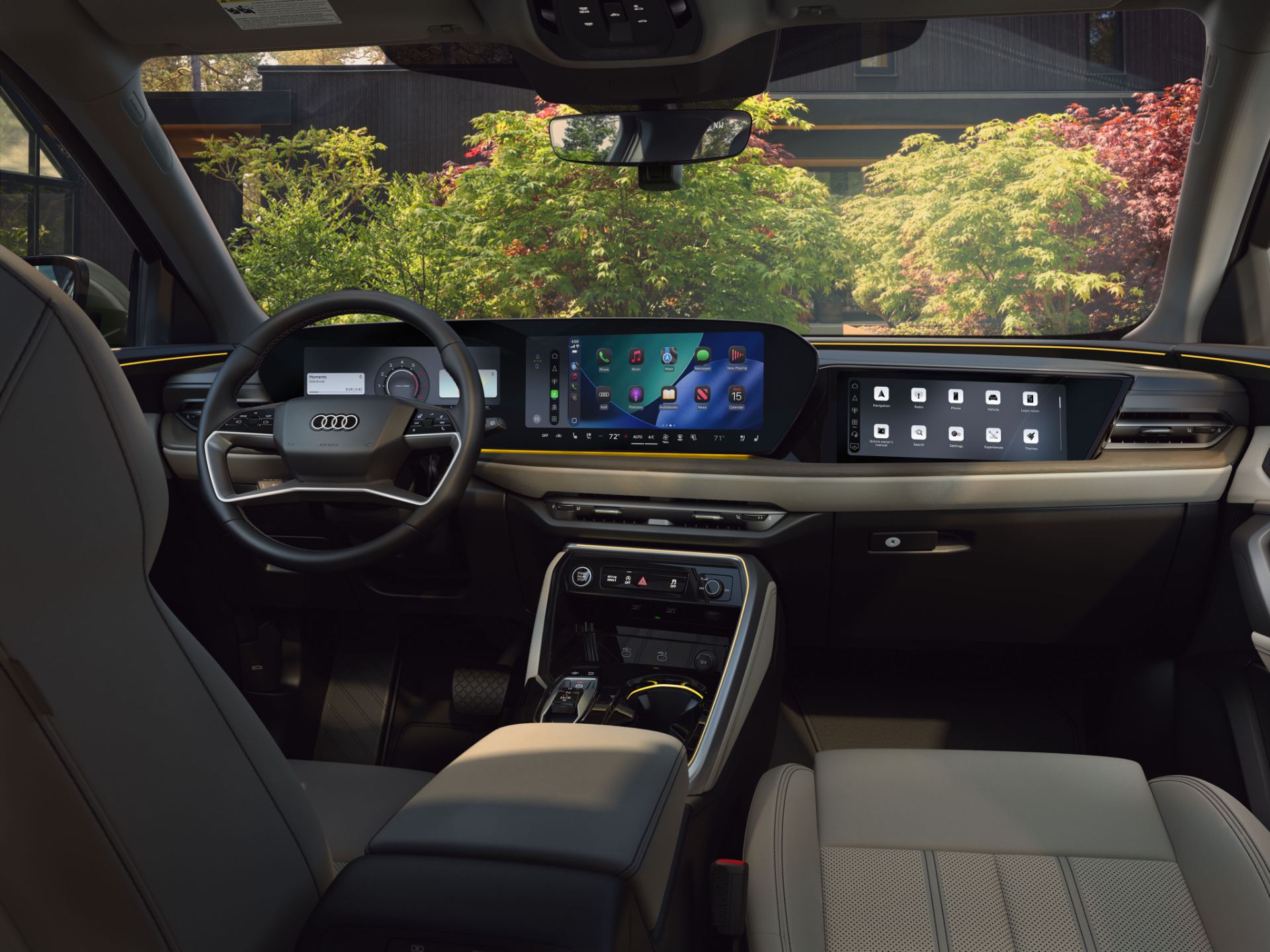 2026 audi q5 interior dashboard light seats