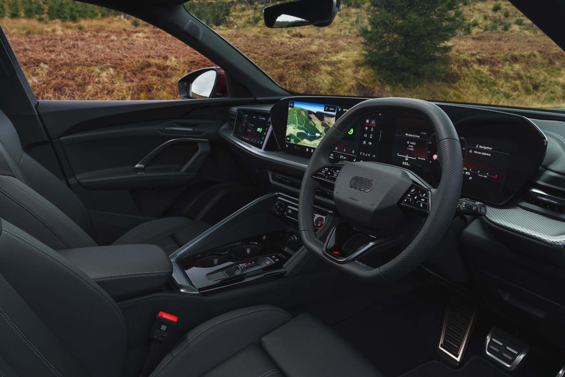 2026 audi q5 suv interior cockpit side view