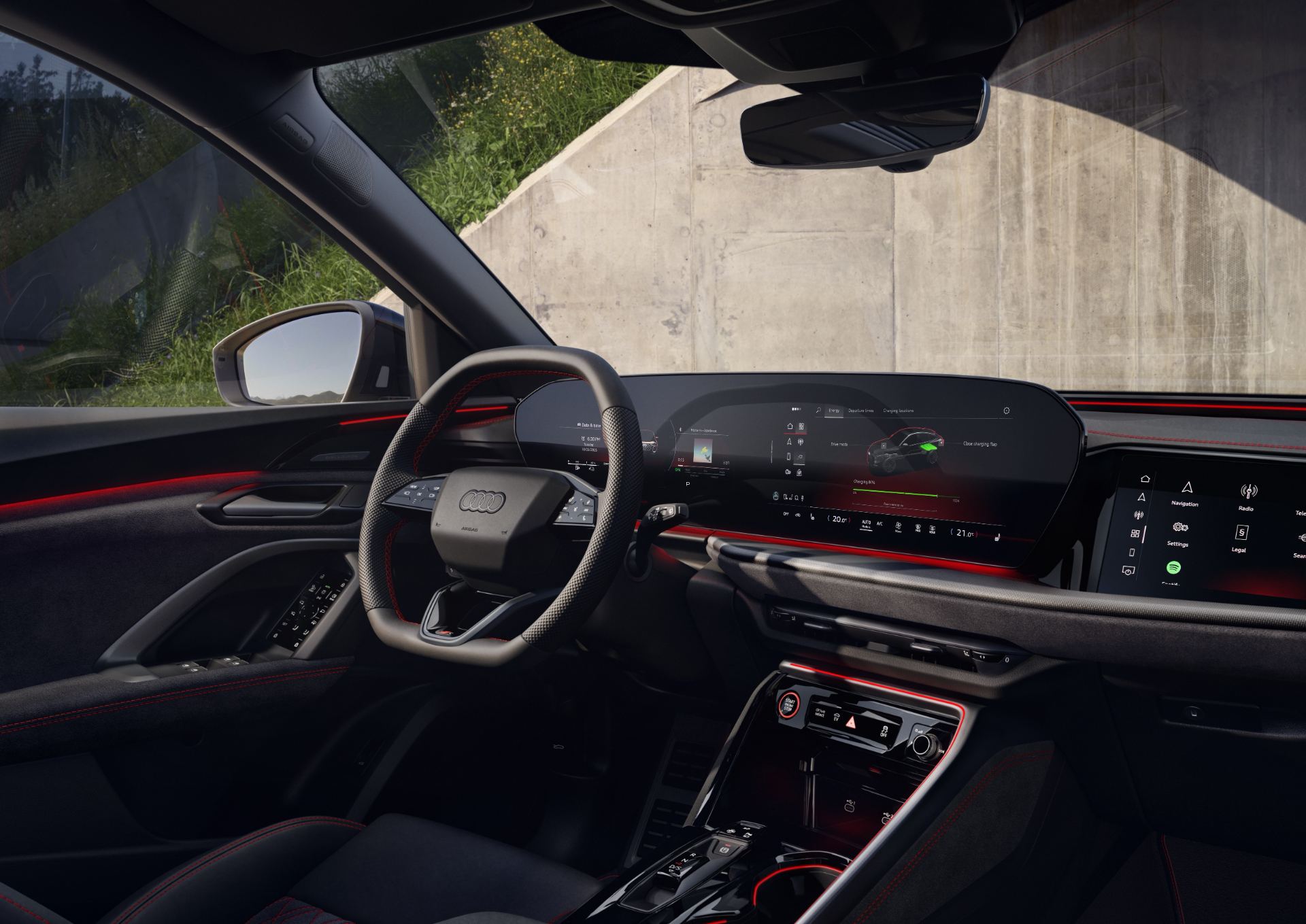 2026 audi q5 sportback e hybrid interior ambient lighting