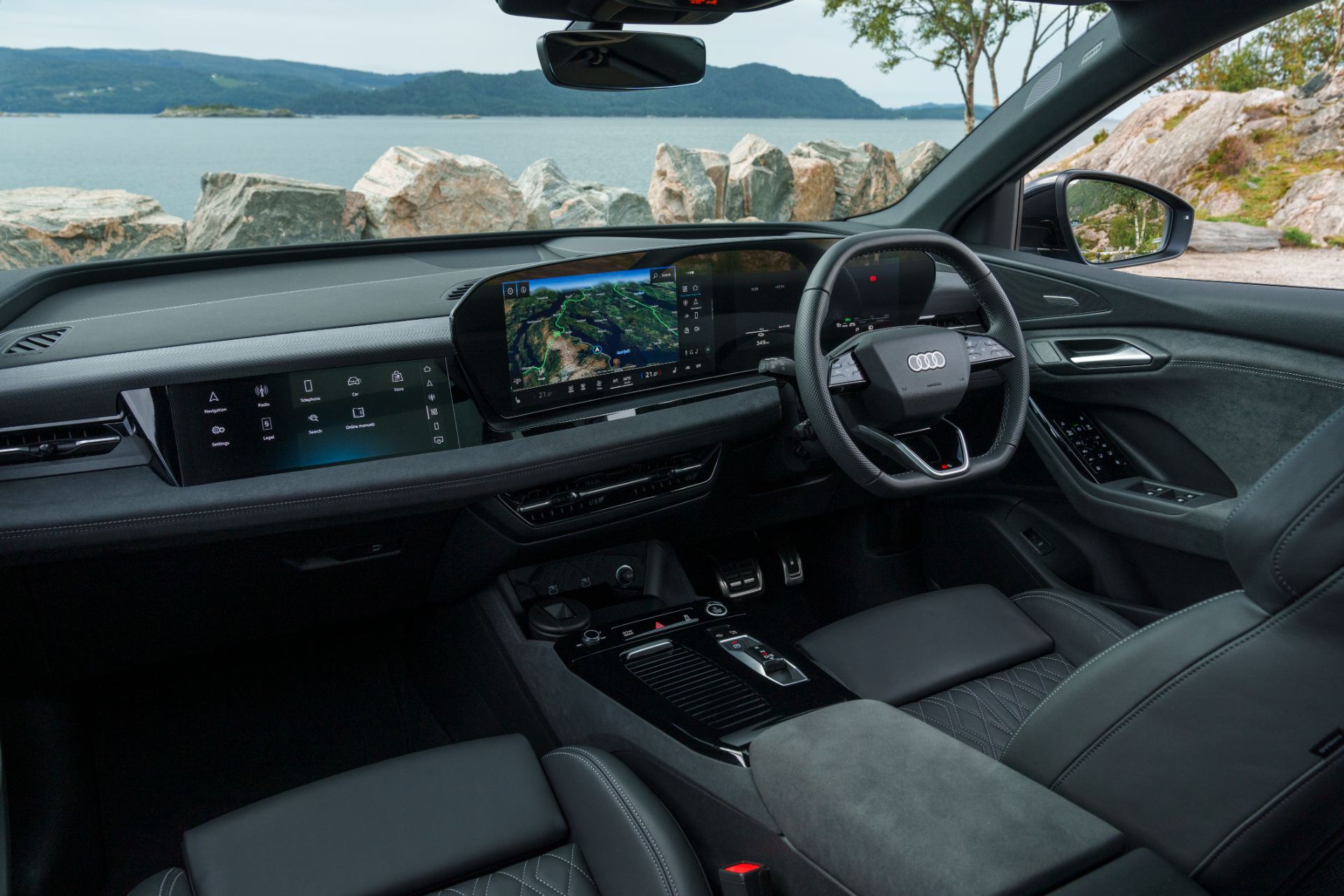 2026 audi q6 e tron interior dashboard