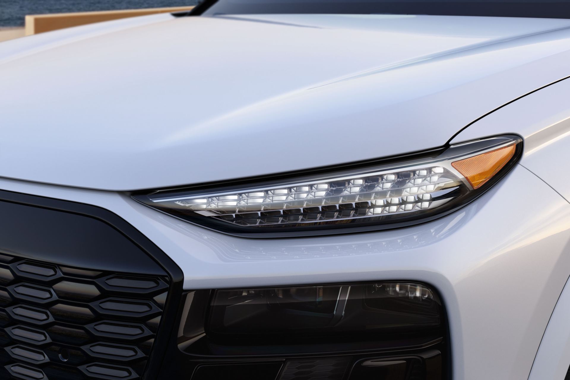 2027 audi q6 e tron headlight white