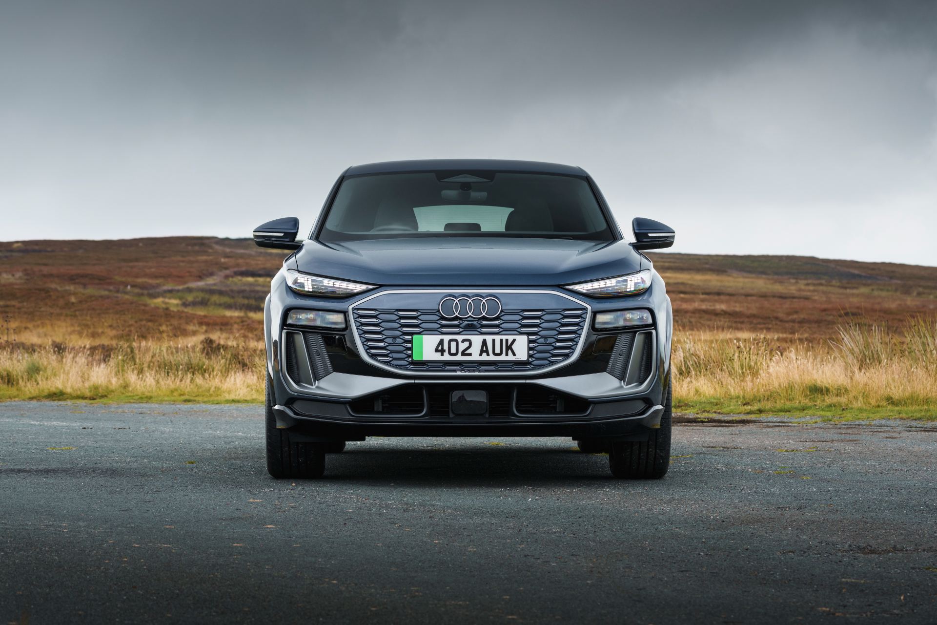 2026 audi q6 sportback e tron front grey