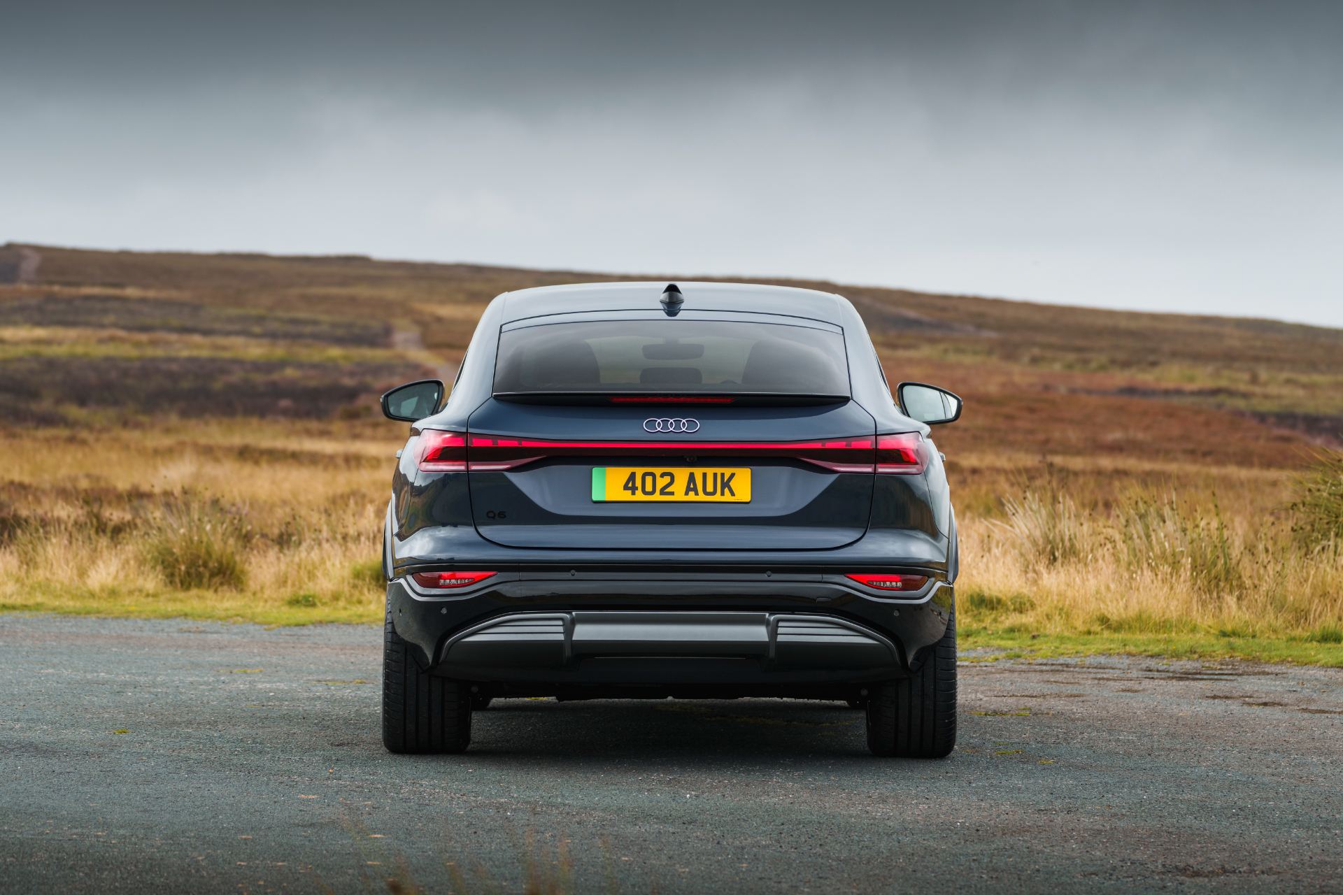 2026 audi q6 sportback e tron rear grey