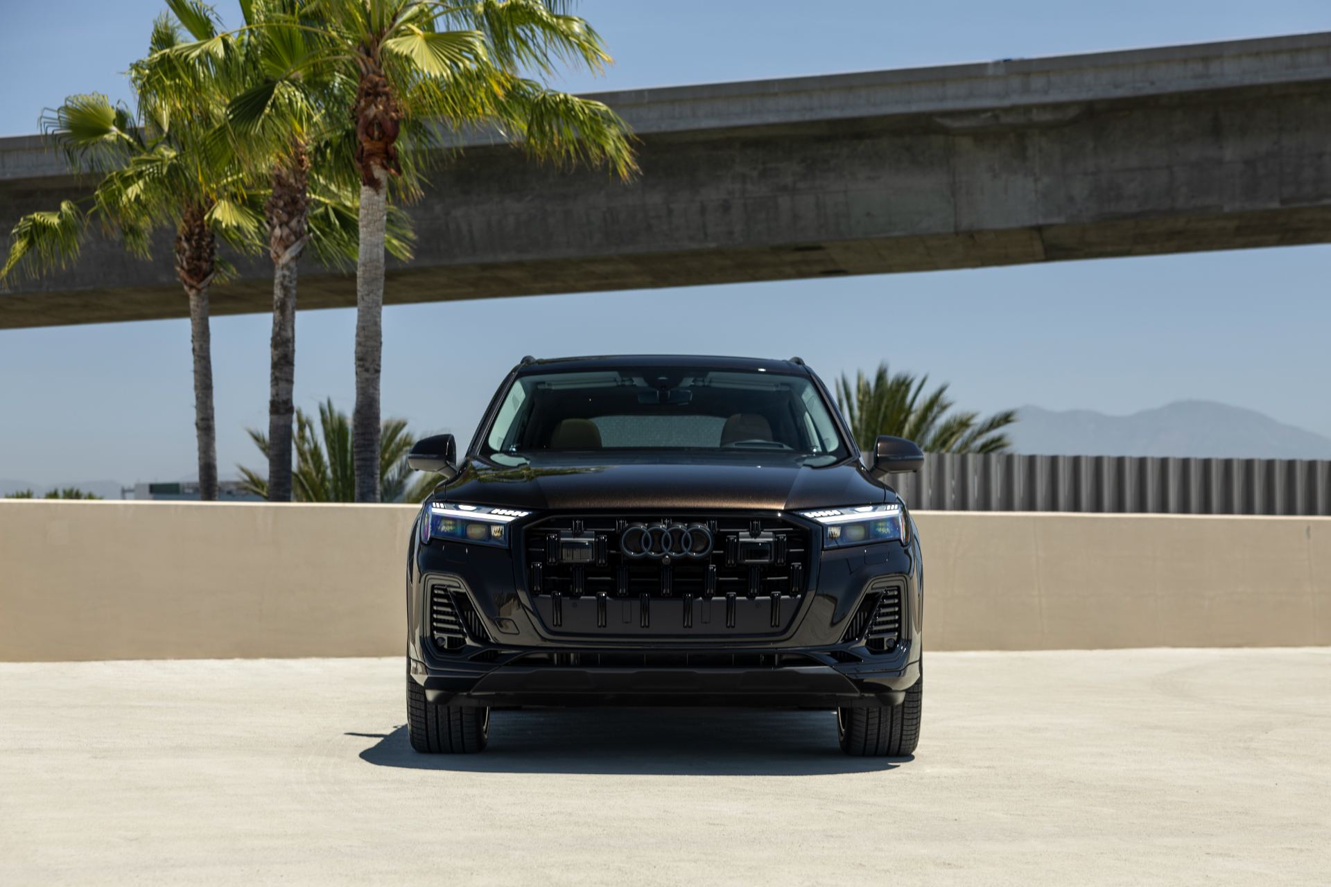 2026 audi q7 front parking deck brown