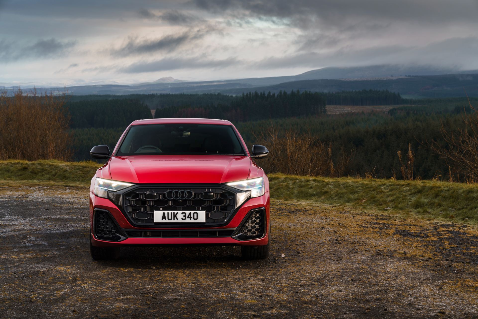 2026 audi q8 suv front red