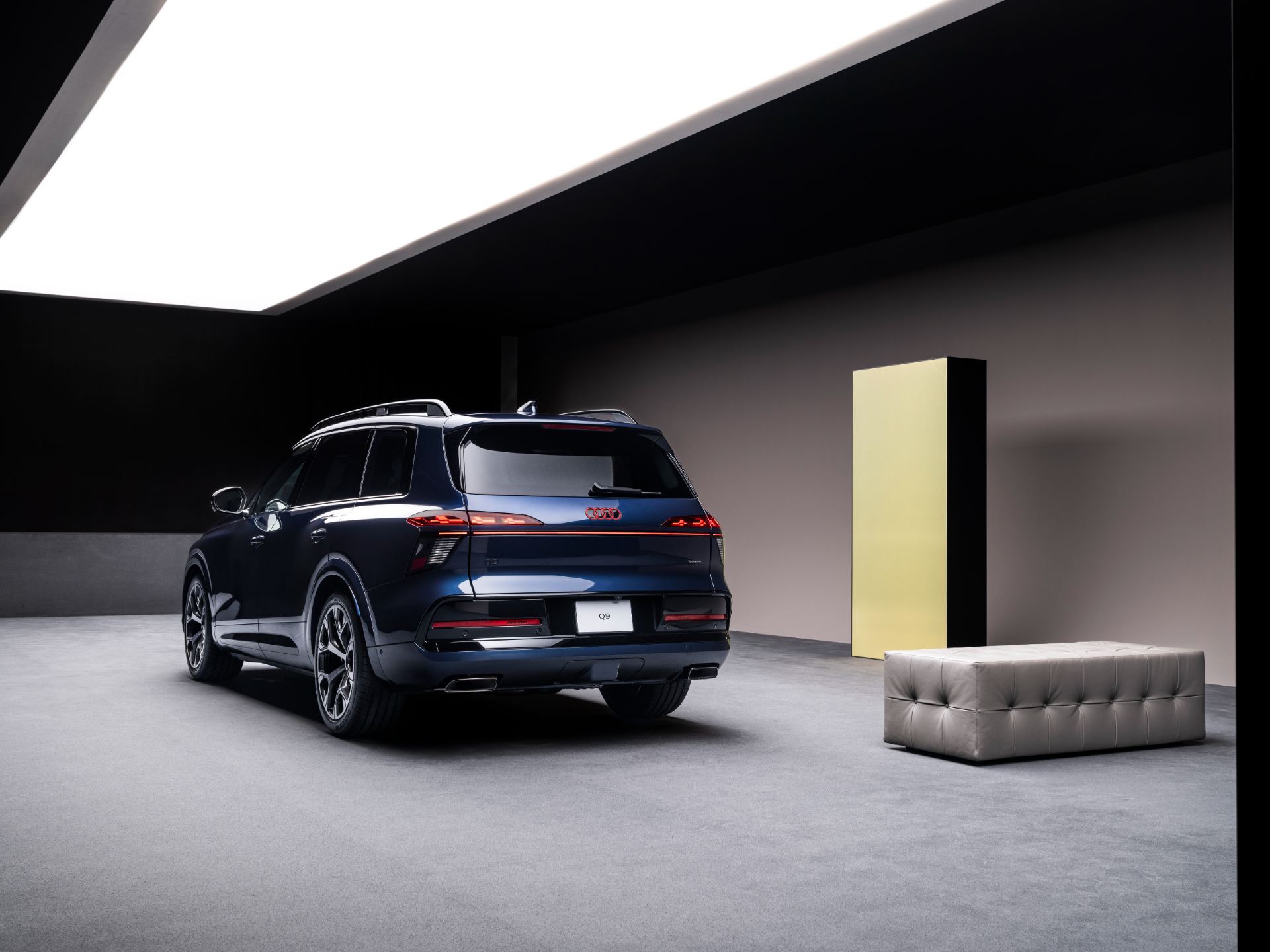 2027 audi q9 rear studio blue