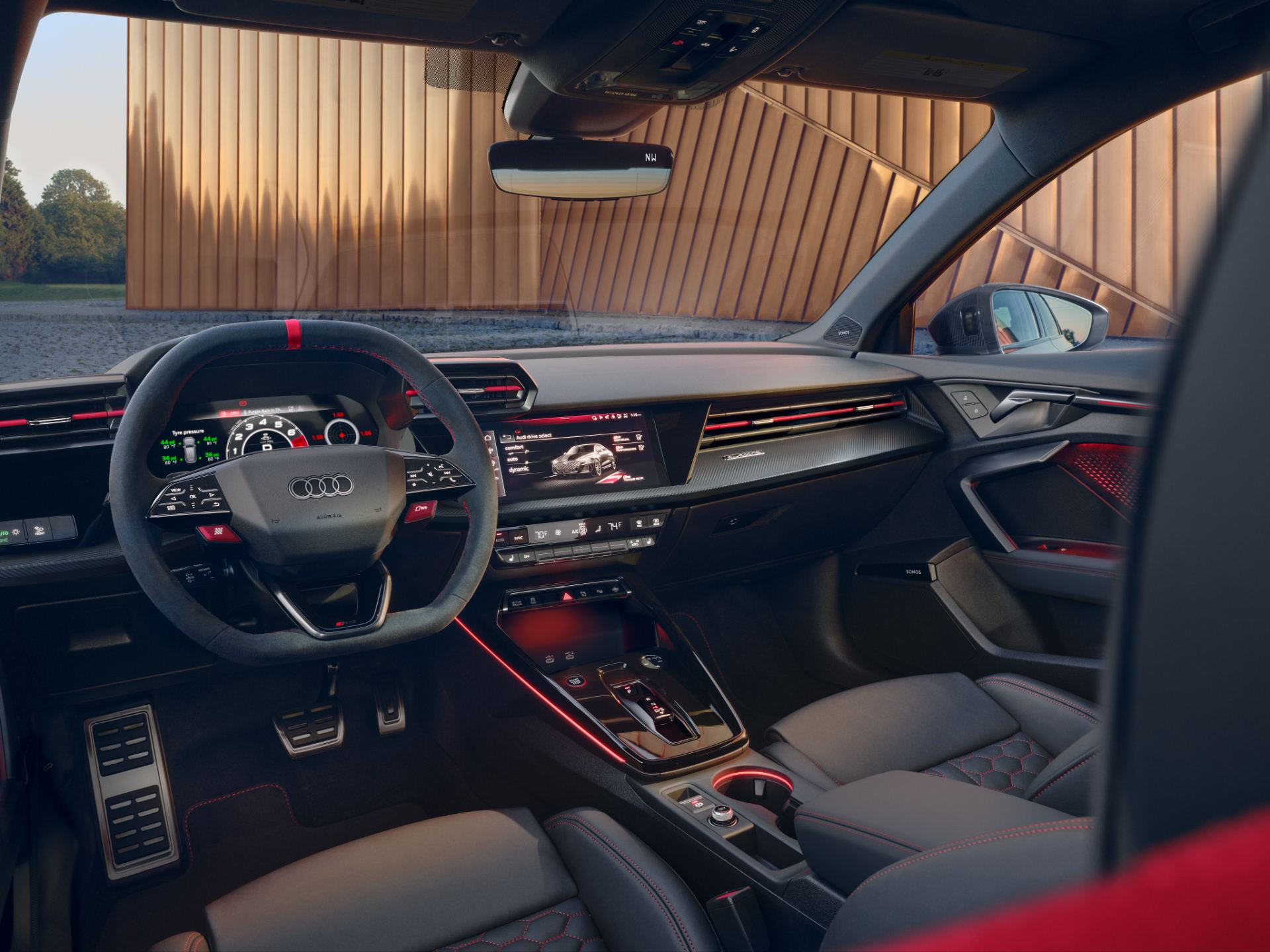 2027 audi rs 3 interior dashboard