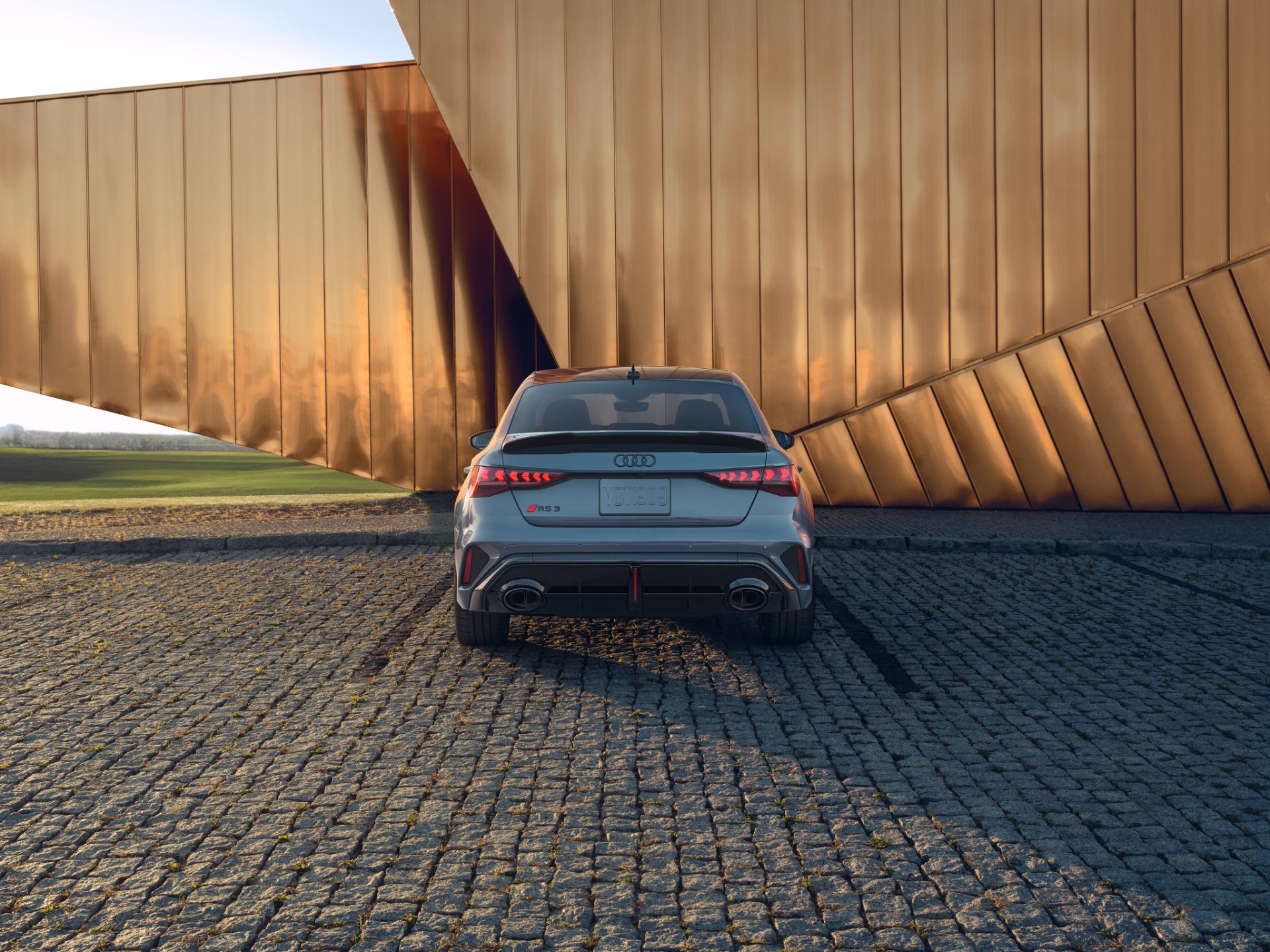 2027 audi rs 3 rear grey