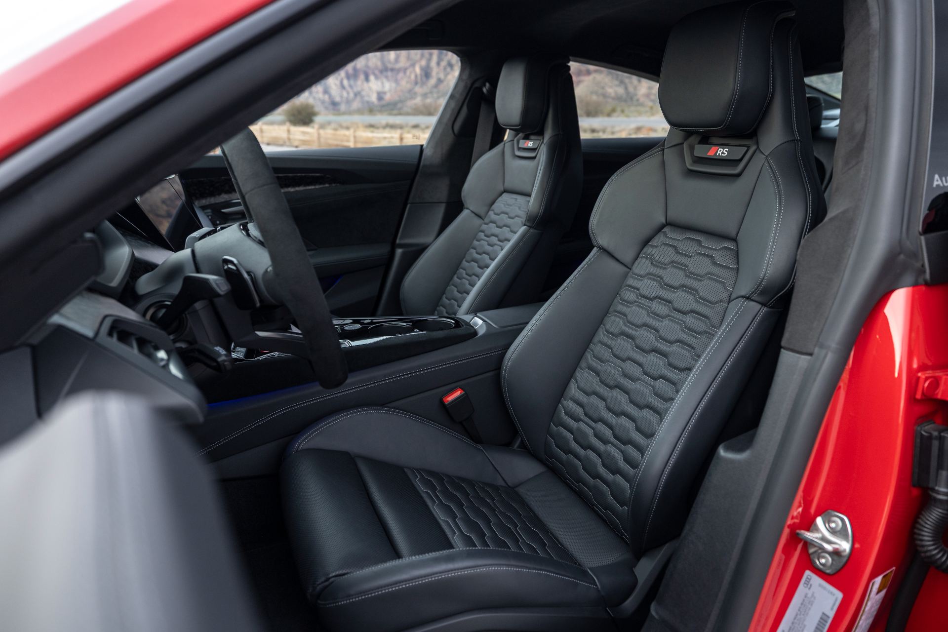 2026 audi rs e tron gt performance interior front sport seats