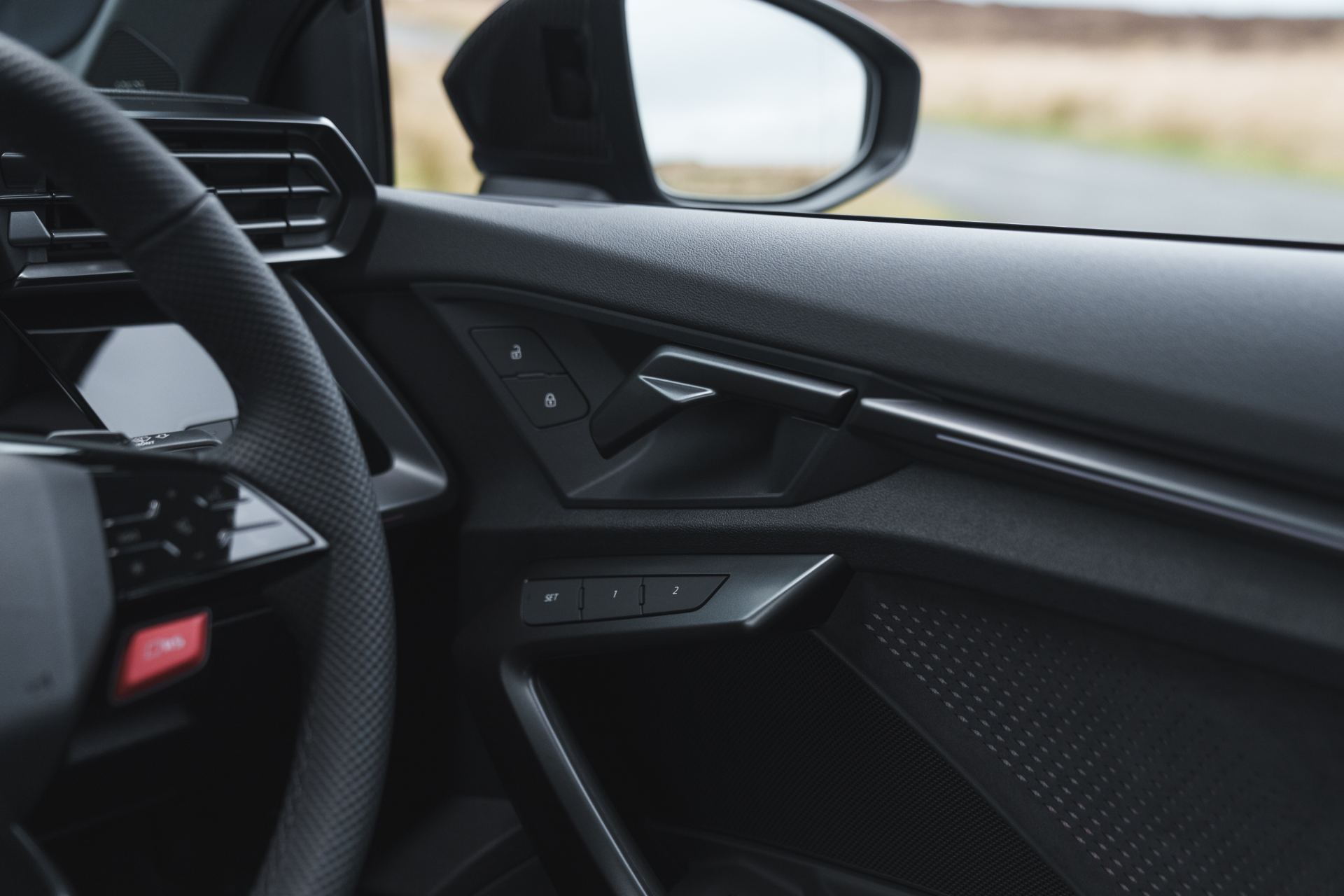 2025 audi rs 3 interior door controls