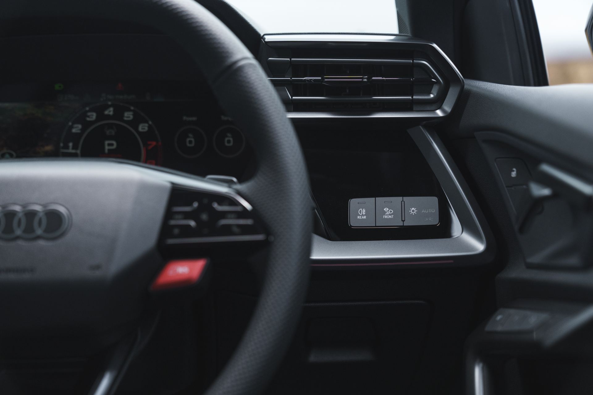 2025 audi rs 3 interior steering wheel controls