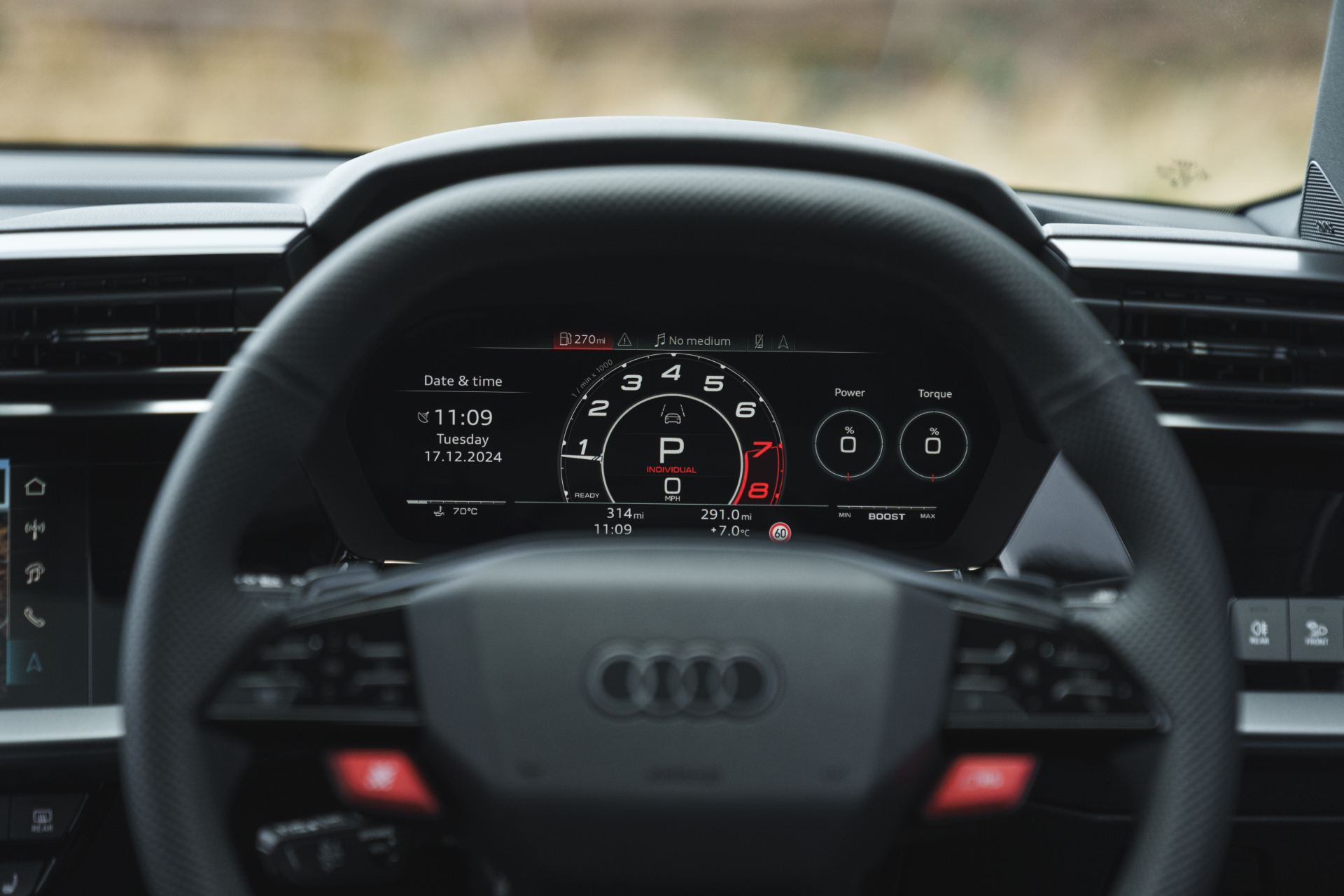 2025 audi rs 3 virtual cockpit