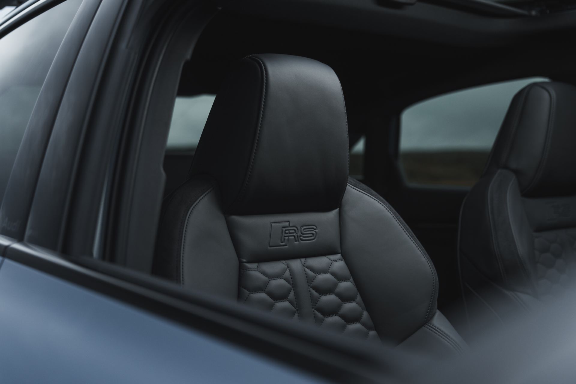 2025 audi rs 3 sportback interior front seat rs logo