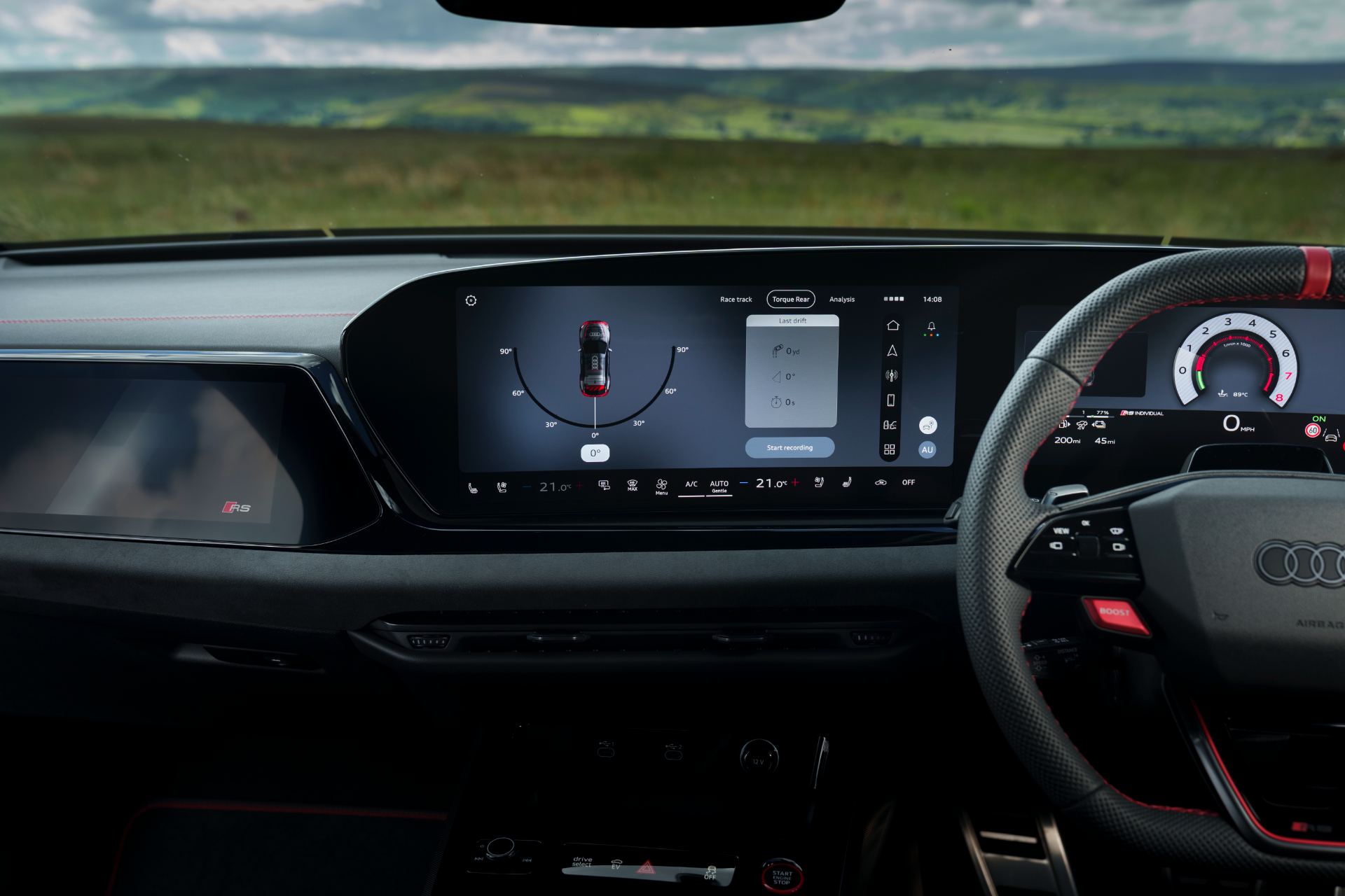 2026 audi rs 5 interior infotainment drive modes