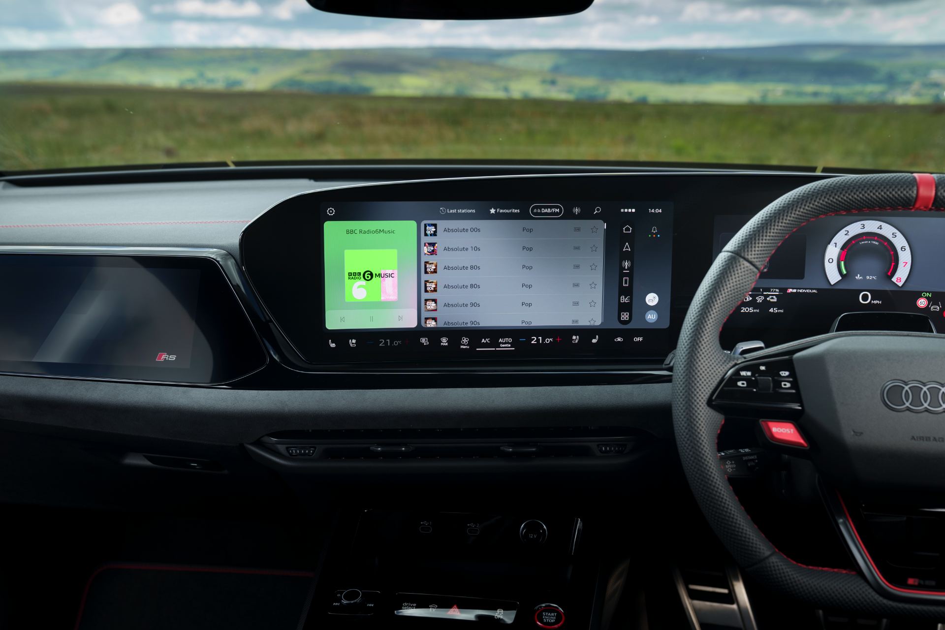 2026 audi rs 5 interior infotainment
