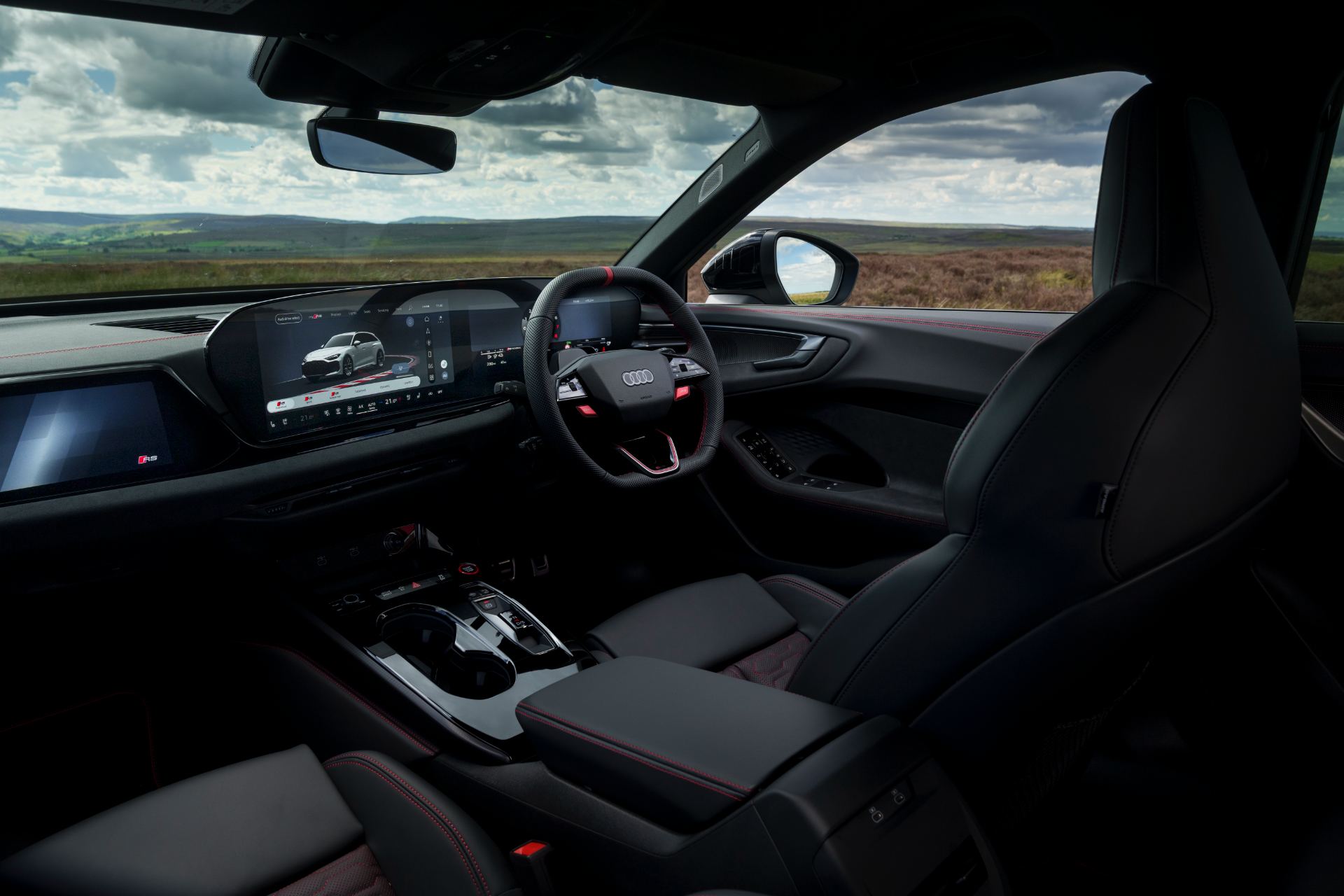 2026 audi rs 5 interior cockpit side view