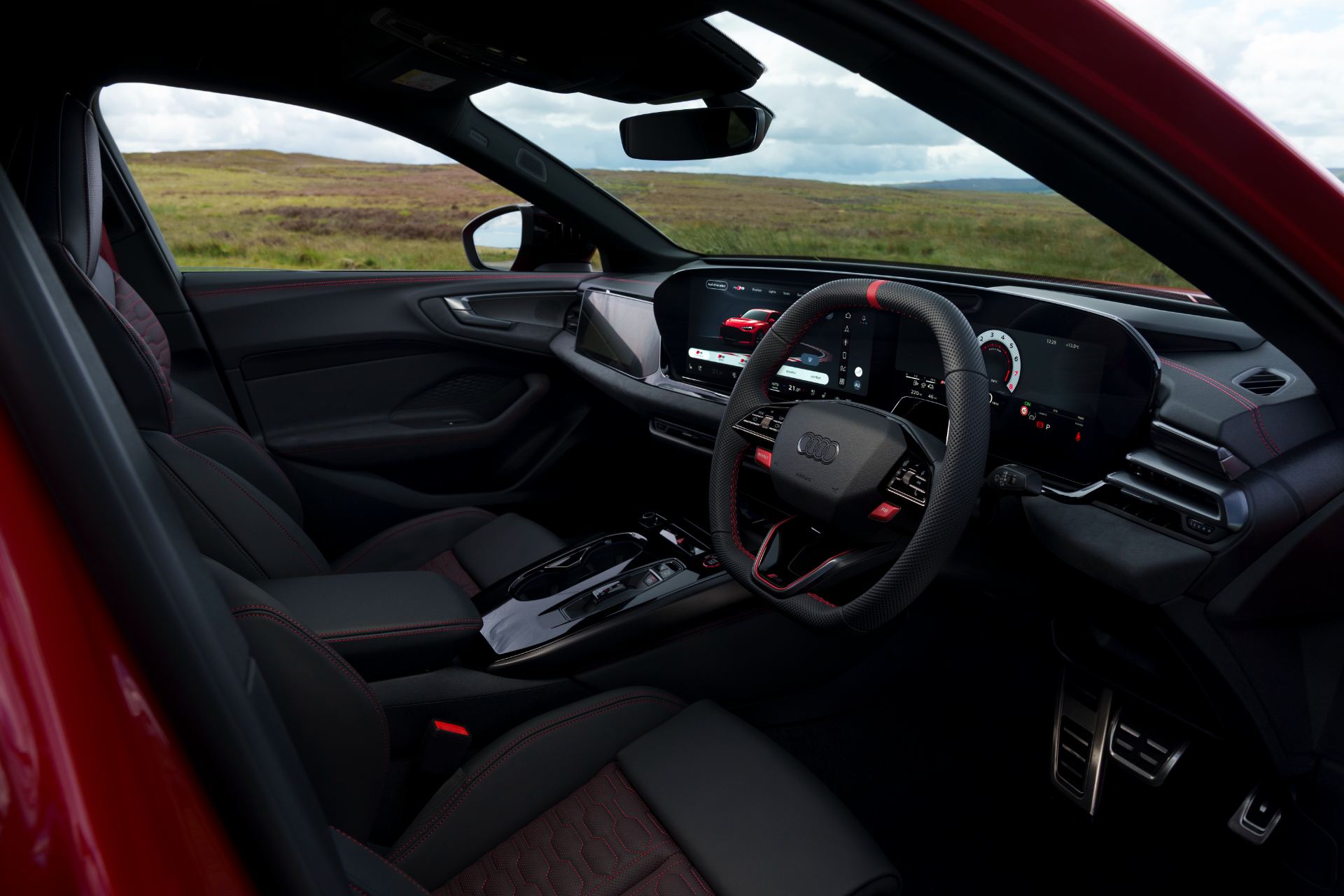 2026 audi rs 5 saloon interior cockpit door view