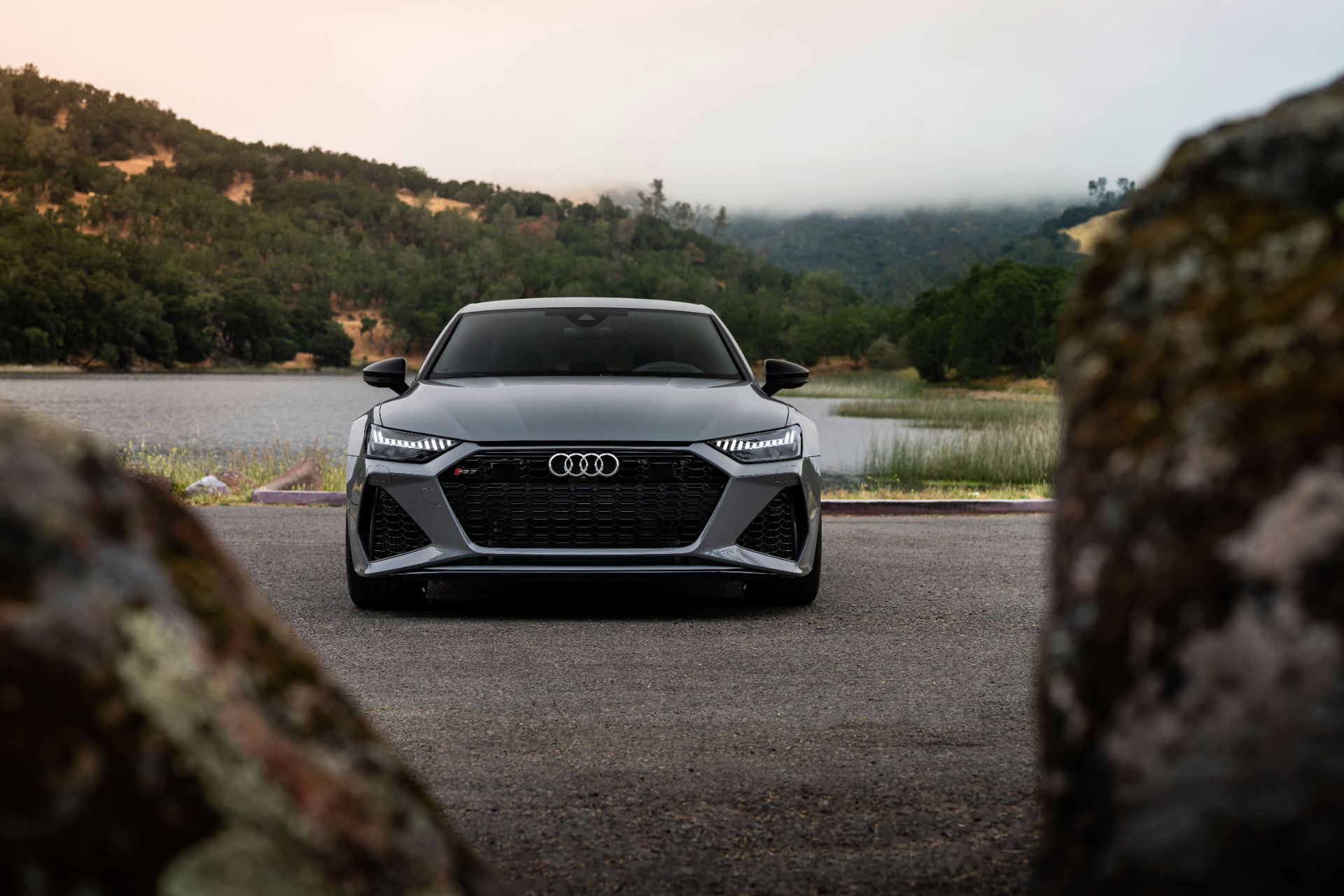 2026 audi rs 7 front lake rocks nardo grey