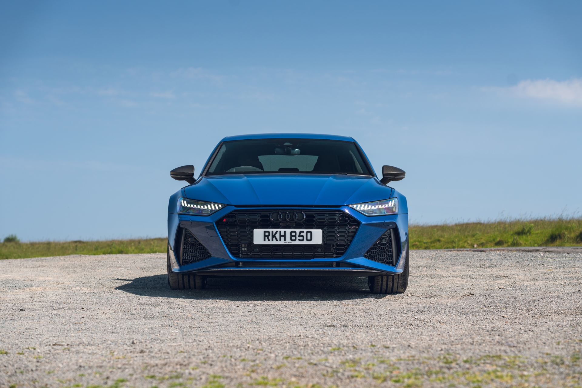 2025 audi rs 7 sportback performance front gravel blue