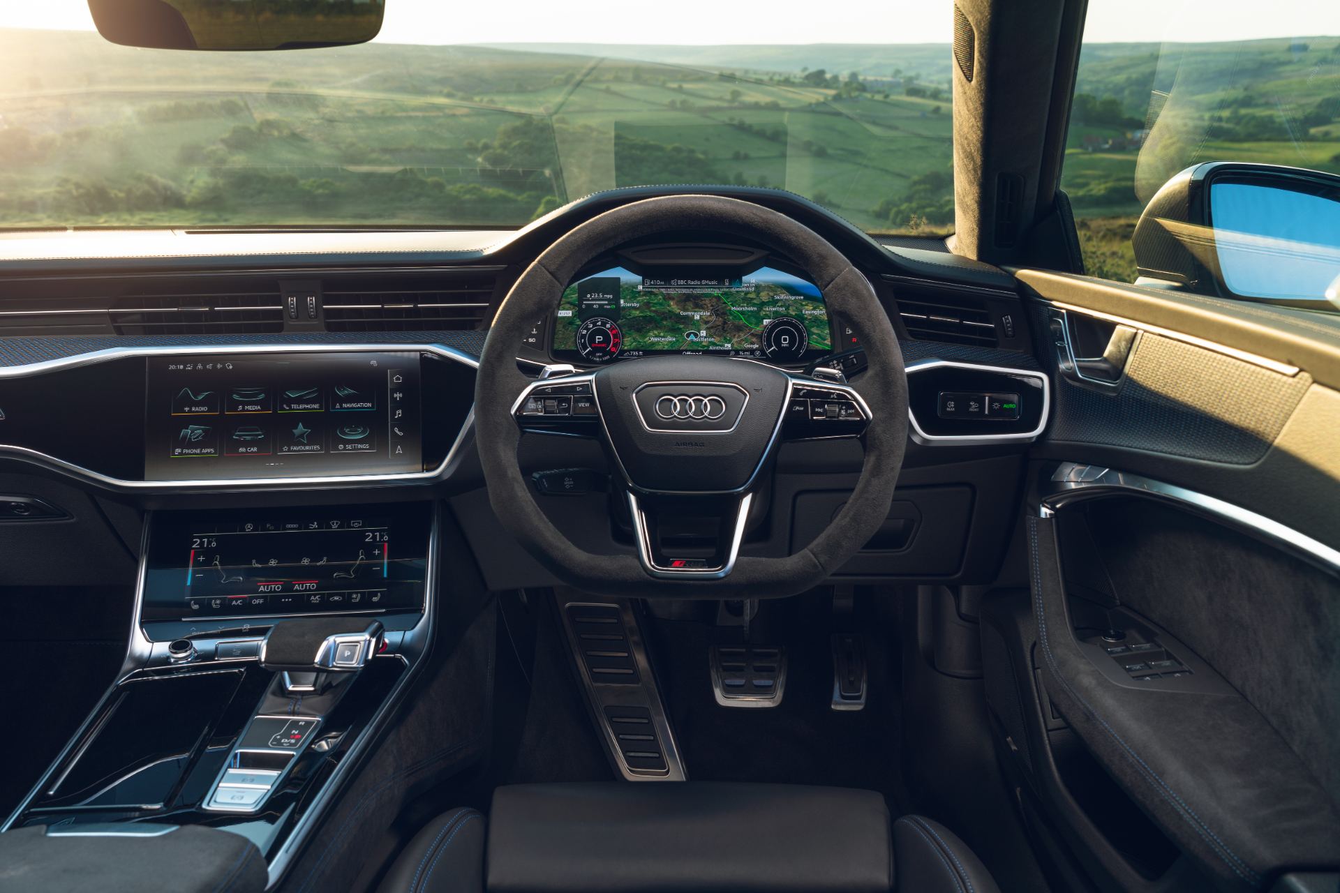 2025 audi rs 7 sportback performance interior cockpit