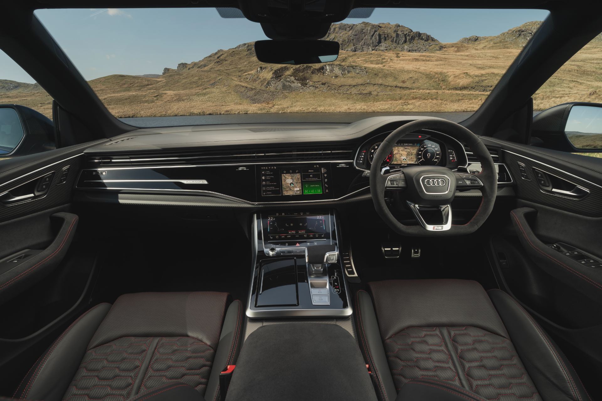 2026 audi rs q8 performance interior dashboard