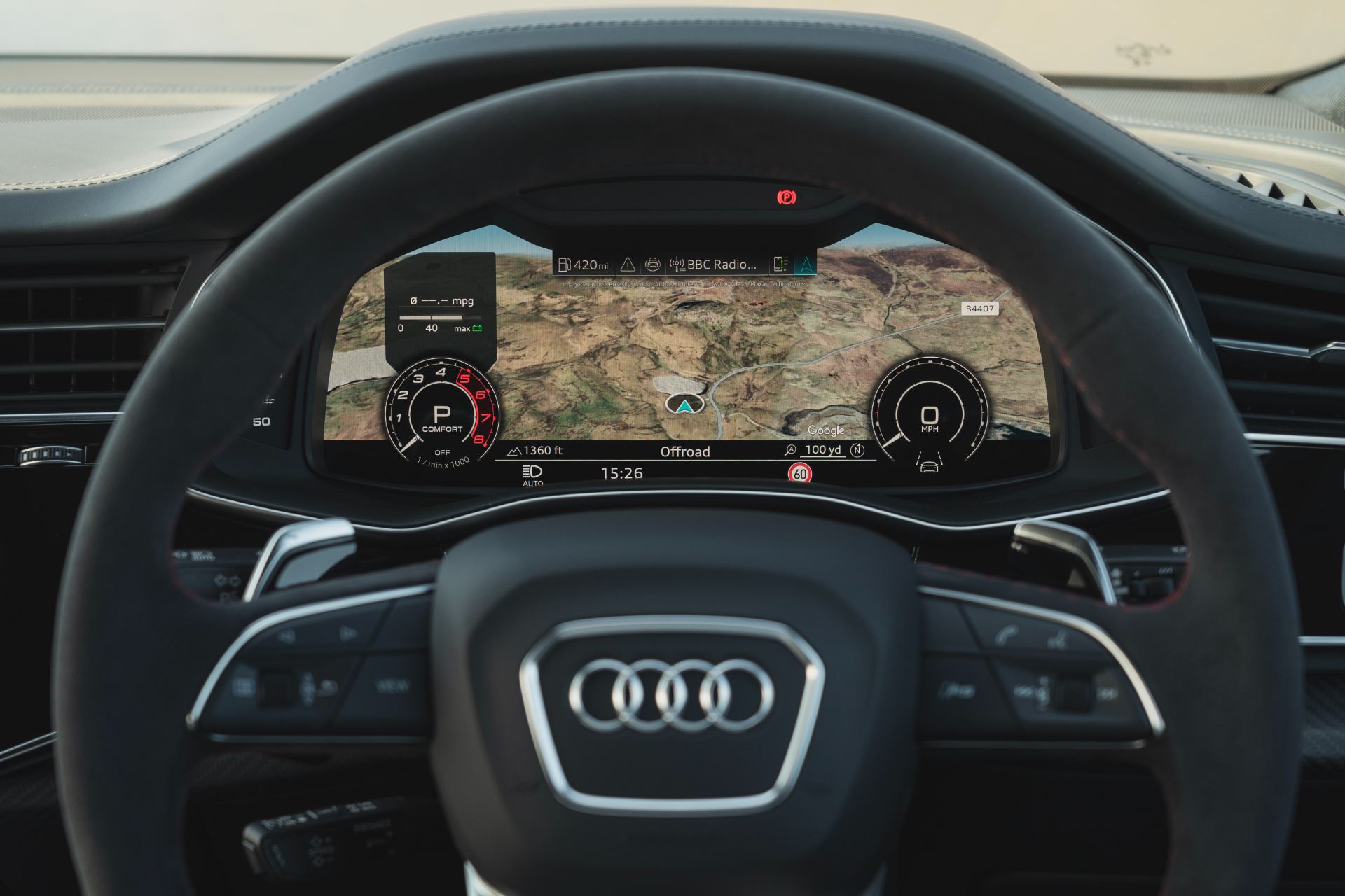 2026 audi rs q8 performance interior digital cluster