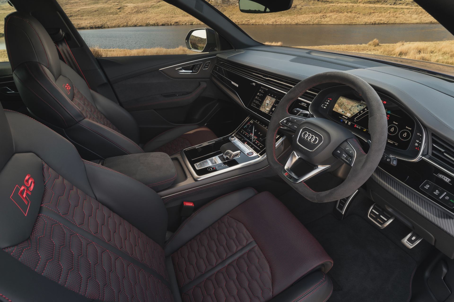 2026 audi rs q8 performance interior front seats